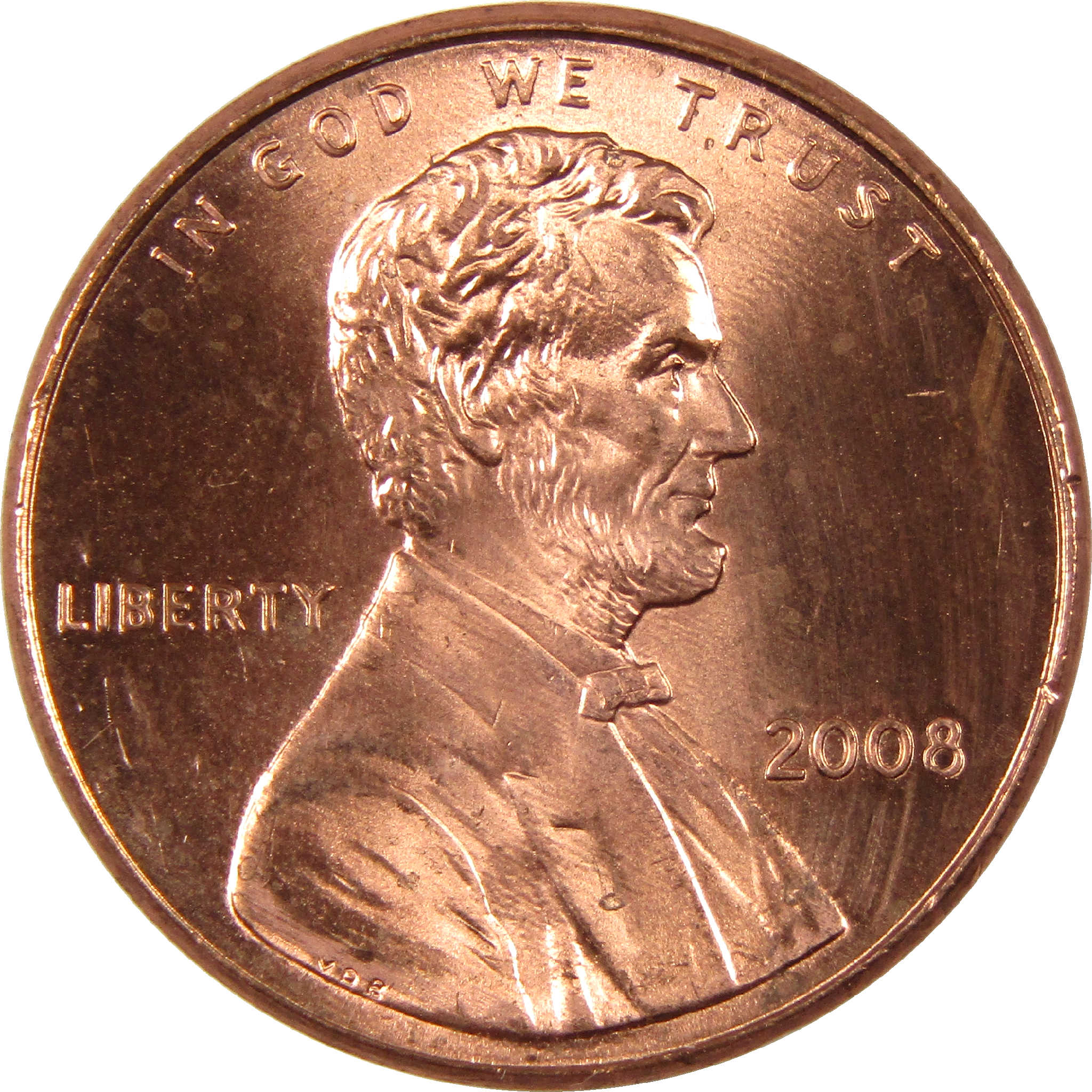 2008 Lincoln Memorial Cent BU Uncirculated Penny 1c Coin