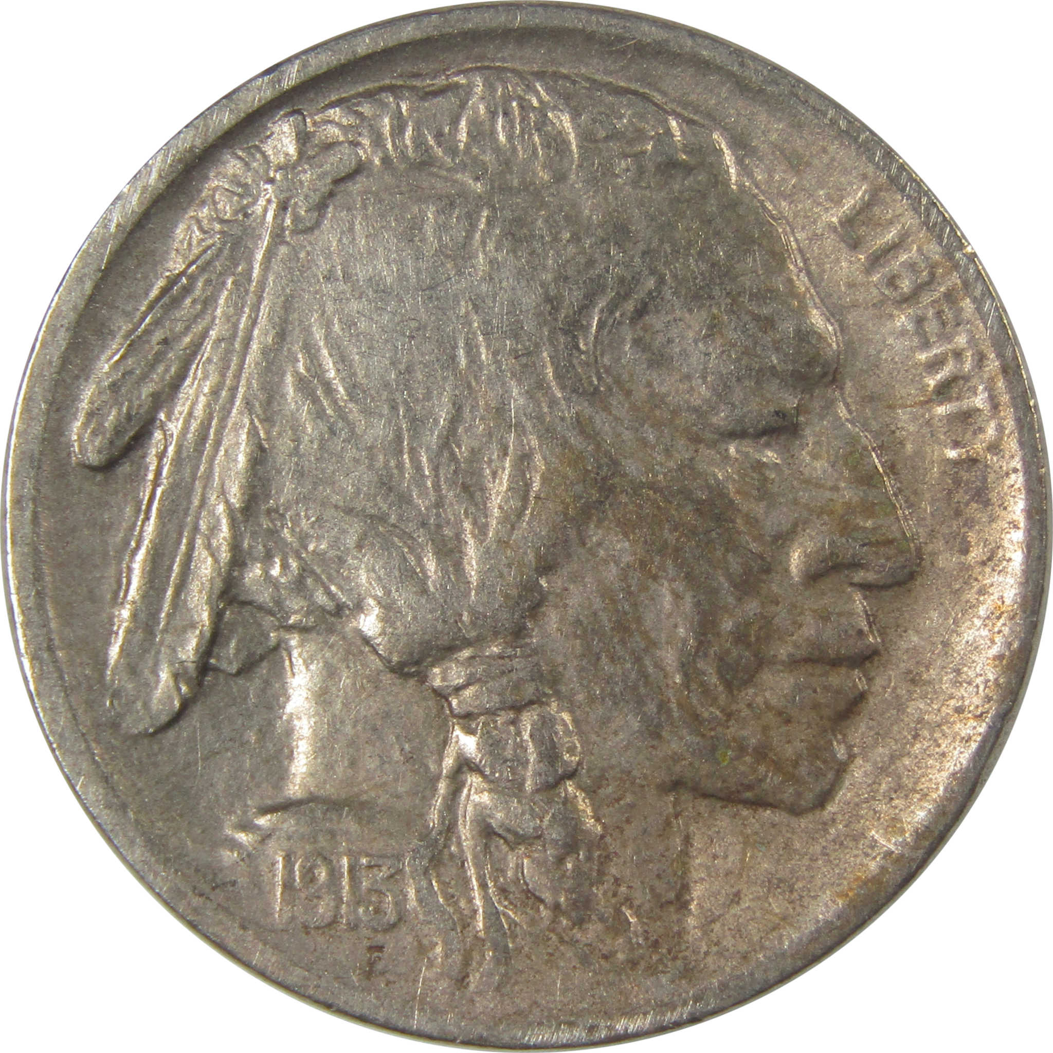 1913 S Type 1 Buffalo Nickel XF EF Extremely Fine Details SKU:I22861