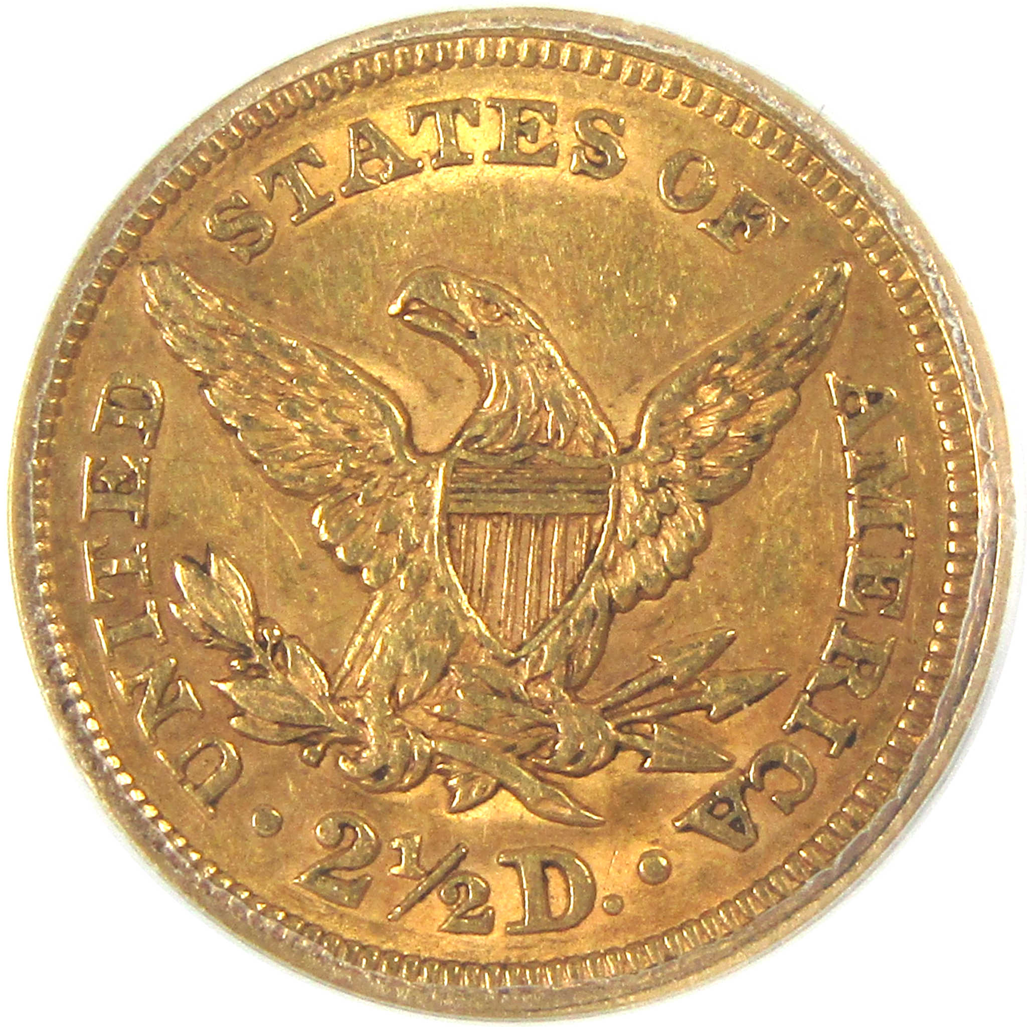 1853 Liberty Head Quarter Eagle AU 55 Details ANACS Gold SKU:I16256