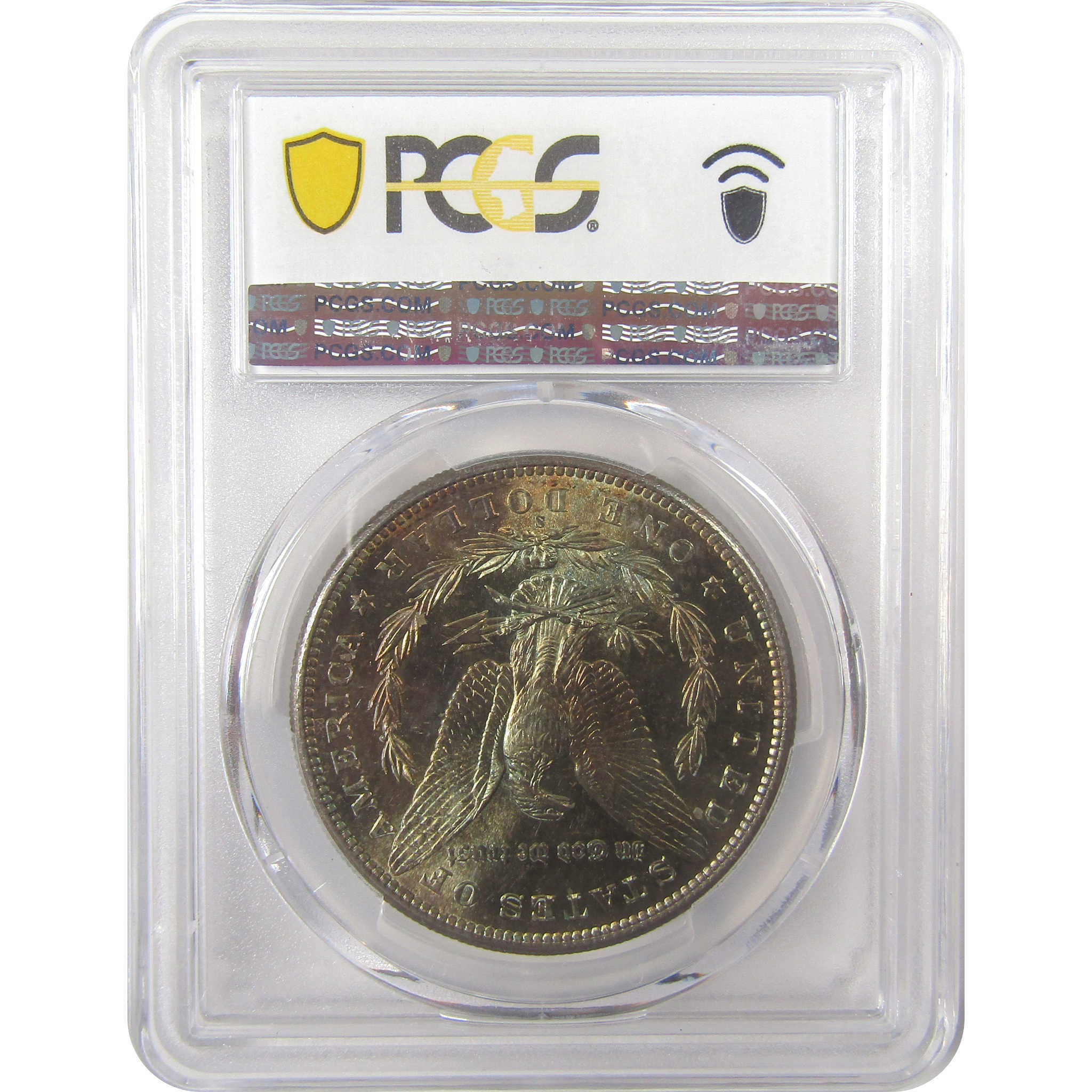 1881 S Morgan Silver Dollar MS 64 PCGS Toned Reverse SKU:I23691