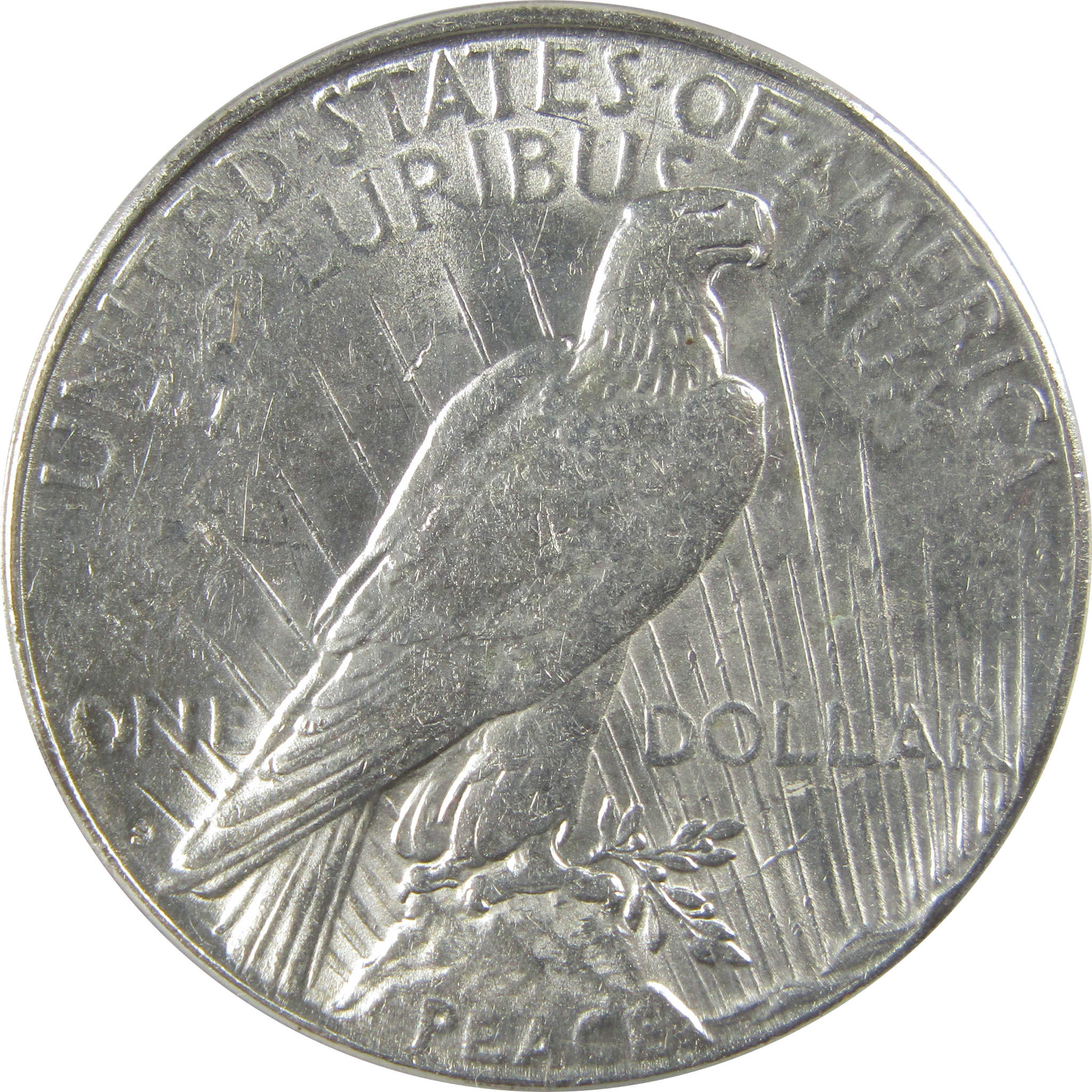 1923 S Peace Dollar AU 58 ANACS Silver $1 Coin SKU:I22162