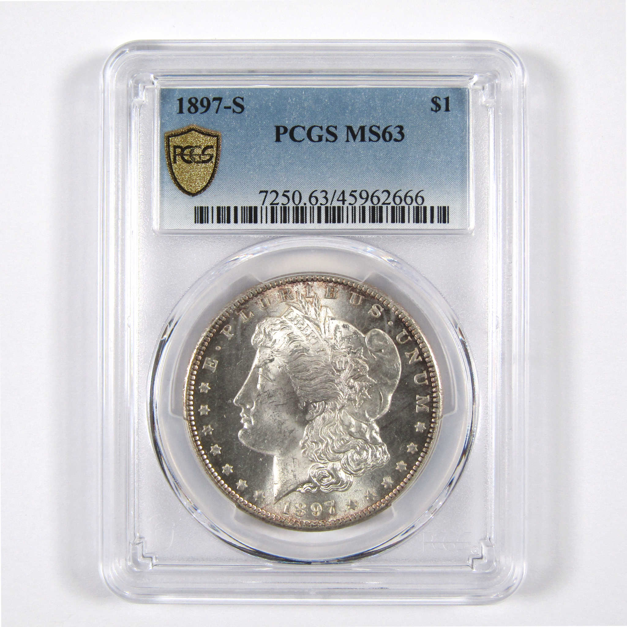 1897 S Morgan Dollar MS 63 PCGS 90% Silver $1 Unc SKU:I8706 - Morgan coin - Morgan silver dollar - Morgan silver dollar for sale - Profile Coins &amp; Collectibles