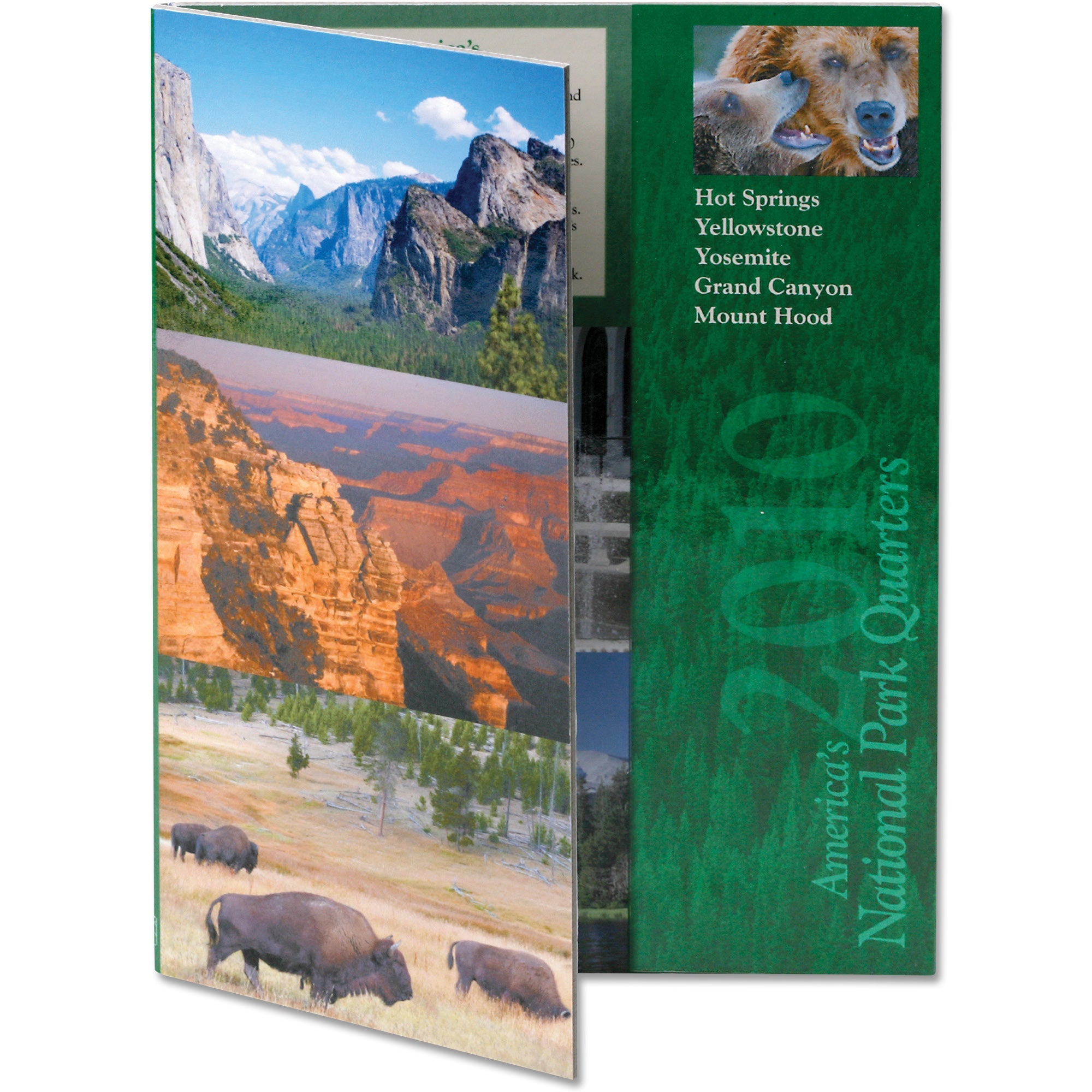 2010 America's National Park Quarter Series Colorful Folder Littleton