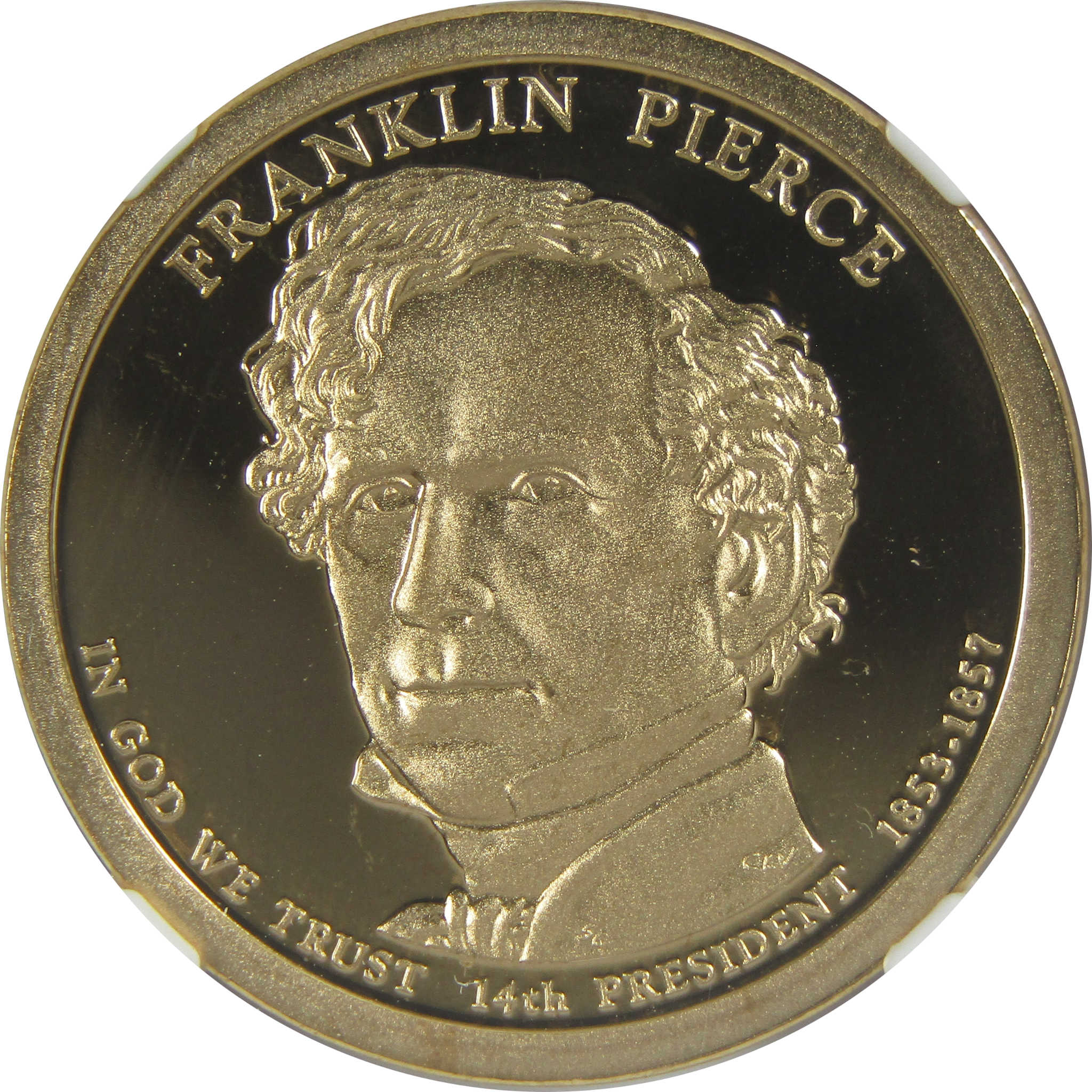 2010 S Franklin Pierce Presidential Dollar PF 69 UCAM NGC SKU:CPC9255