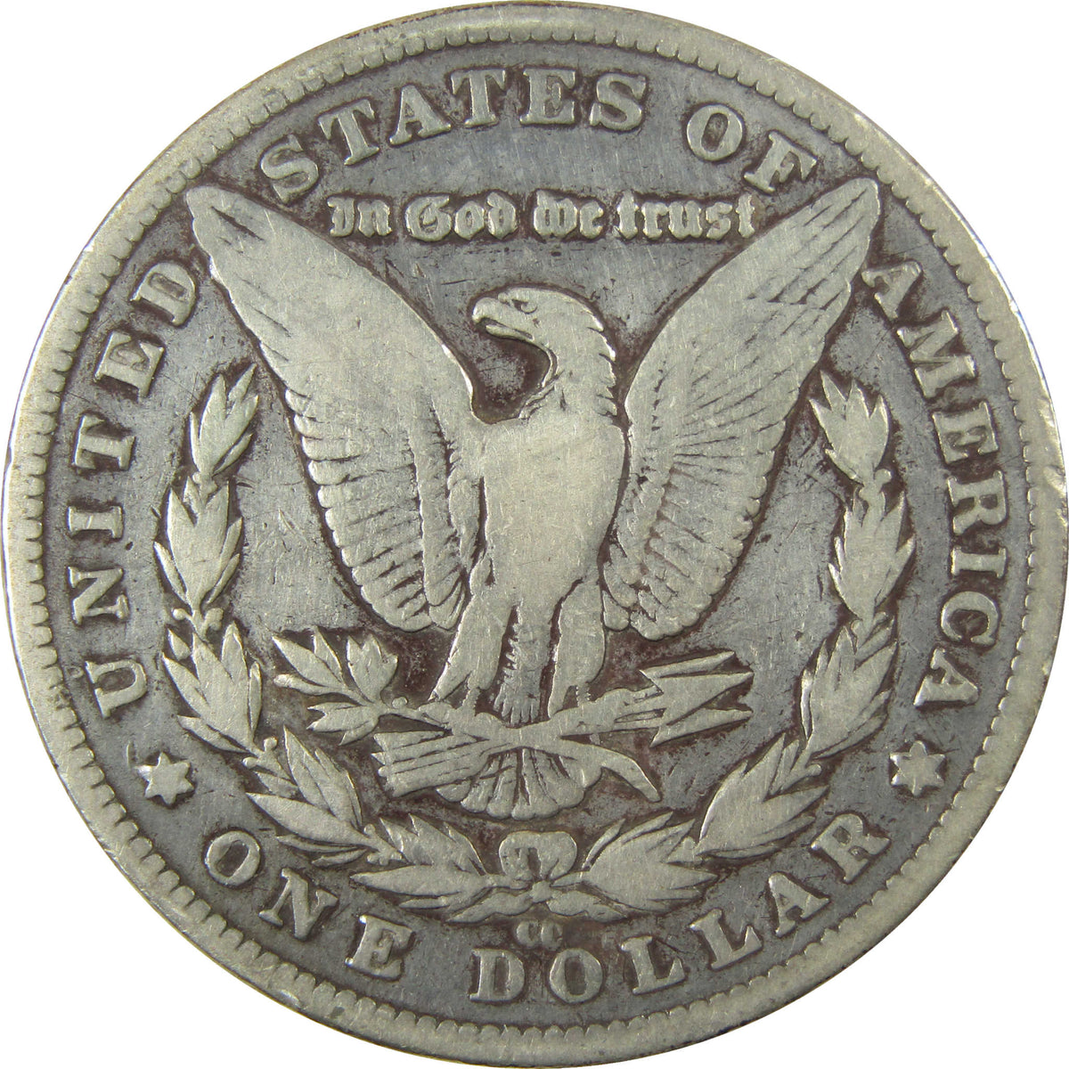 1883 CC Morgan Silver Dollar VG Very Good Details $1 Coin SKU:CP1728