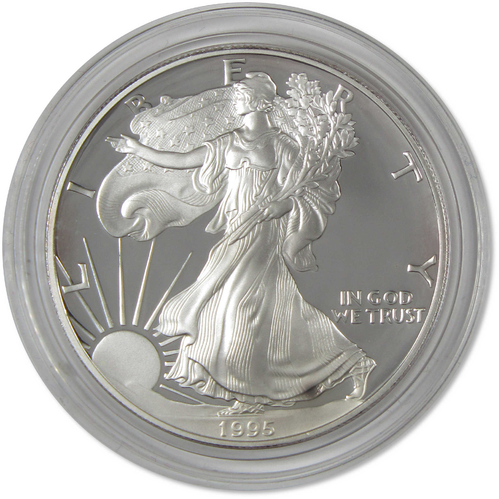 1995 P American Silver Eagle Bullion Proof $1 Coin Collectible OGP COA