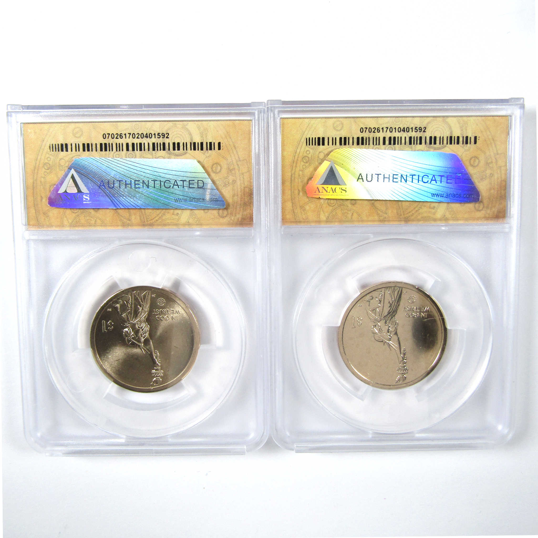 2019 American Innovation Delaware 4 Coin Set ANACS SKU:CPC6600