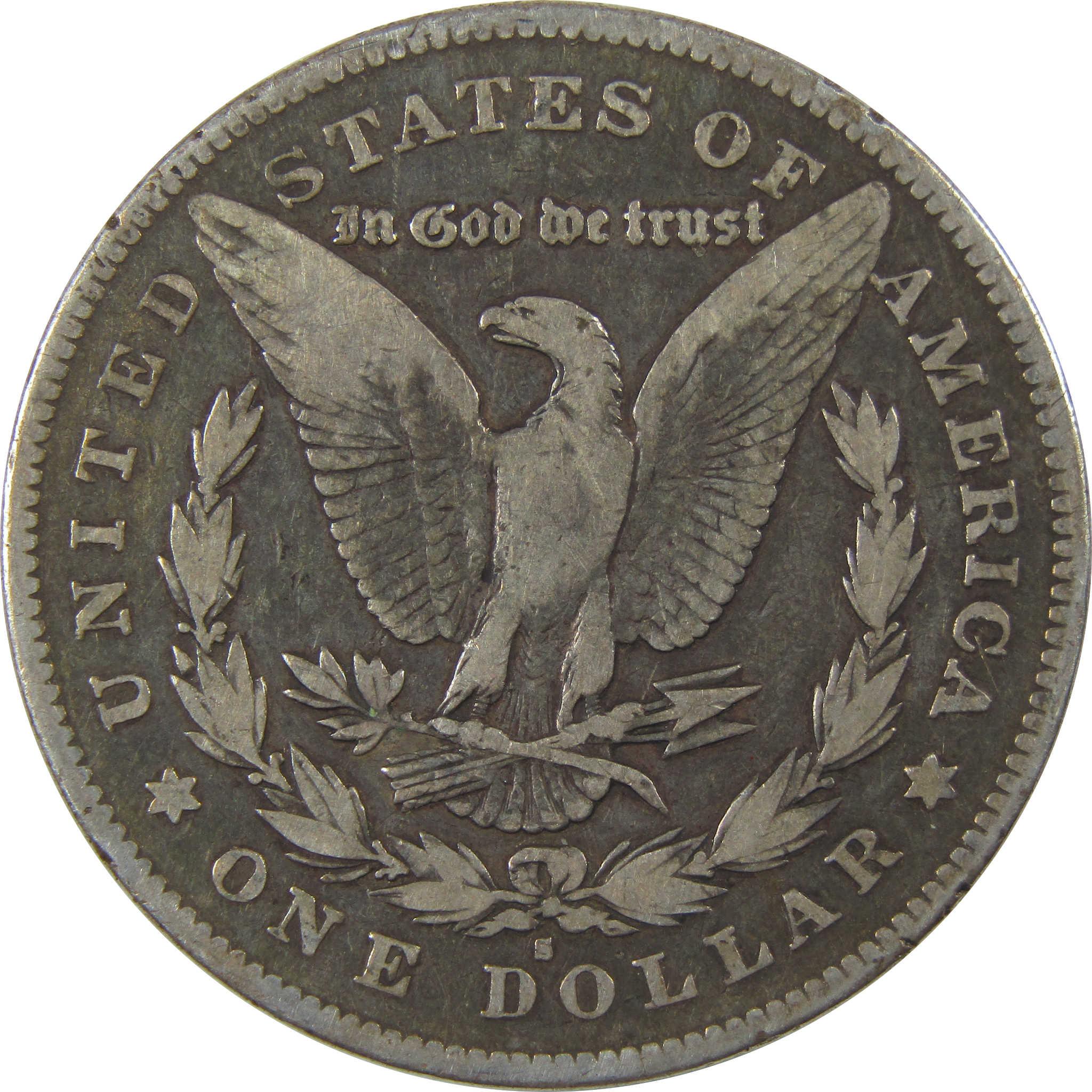 1878 S Morgan Silver Dollar F Fine $1 Coin Collectible SKU:I24080 - Morgan coin - Morgan silver dollar - Morgan silver dollar for sale - Profile Coins &amp; Collectibles