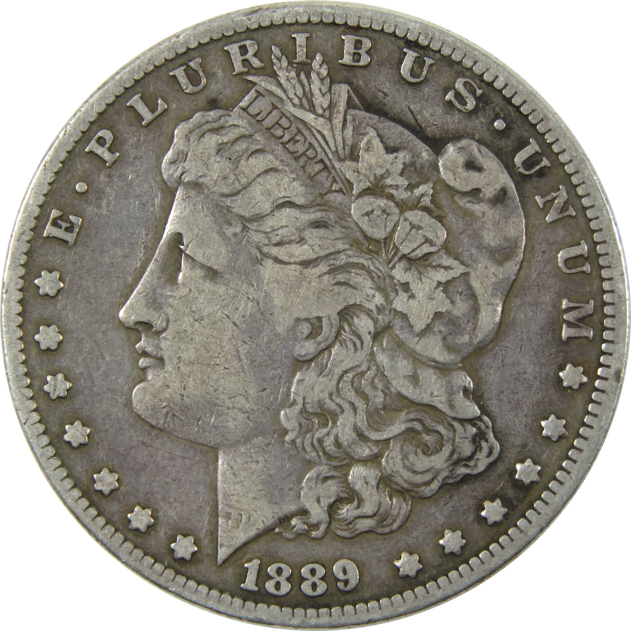 1889 CC Morgan Dollar F Fine Silver $1 Coin SKU:I14155 - Morgan coin - Morgan silver dollar - Morgan silver dollar for sale - Profile Coins &amp; Collectibles