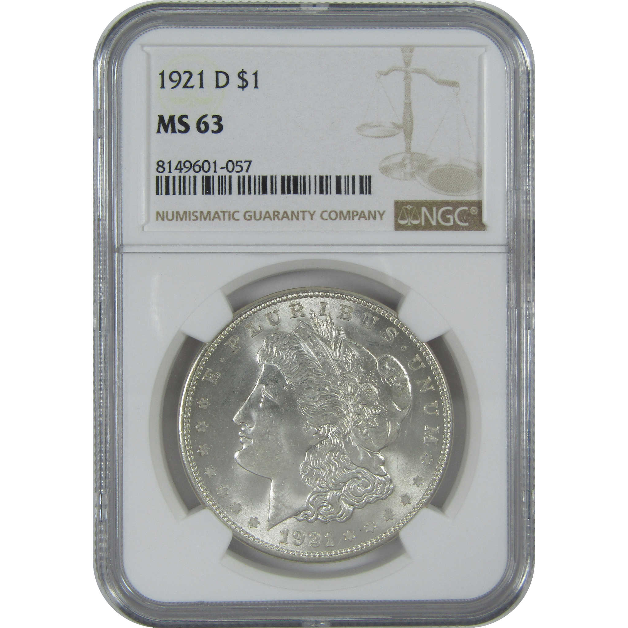 1921 D Morgan Dollar MS 63 NGC Silver $1 Uncirculated Coin SKU:I16486 - Morgan coin - Morgan silver dollar - Morgan silver dollar for sale - Profile Coins &amp; Collectibles