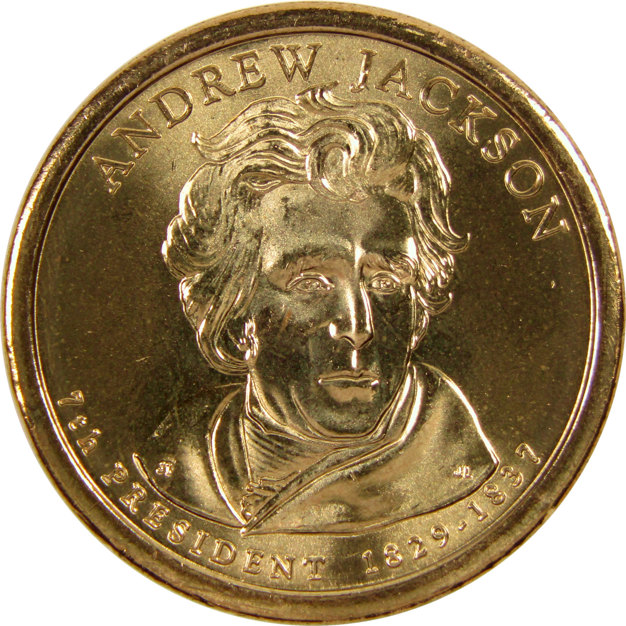 2008 P Andrew Jackson Presidential Dollar BU Uncirculated $1 Coin