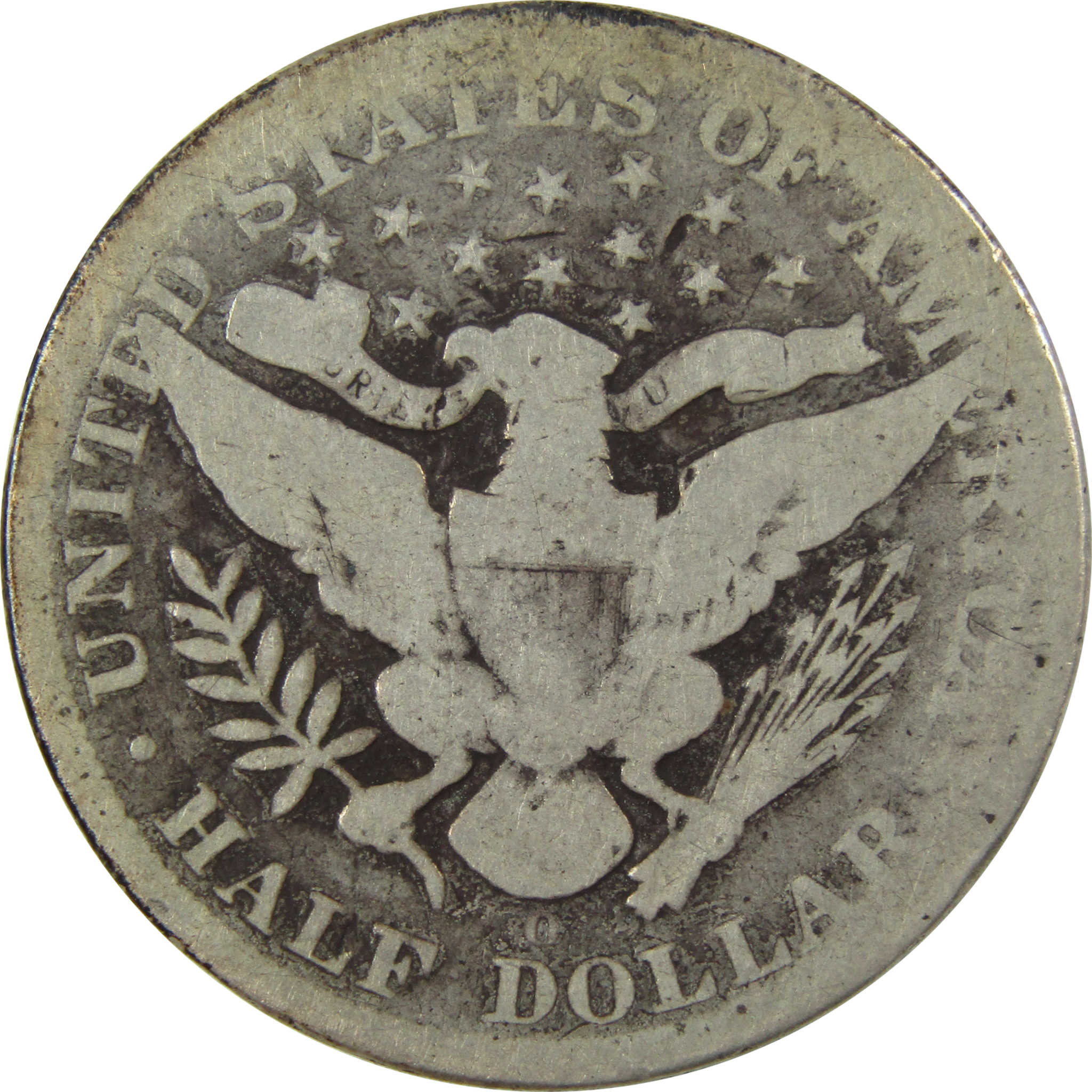 1893 O Barber Silver Half Dollar G Good 50c Coin SKU:I25969