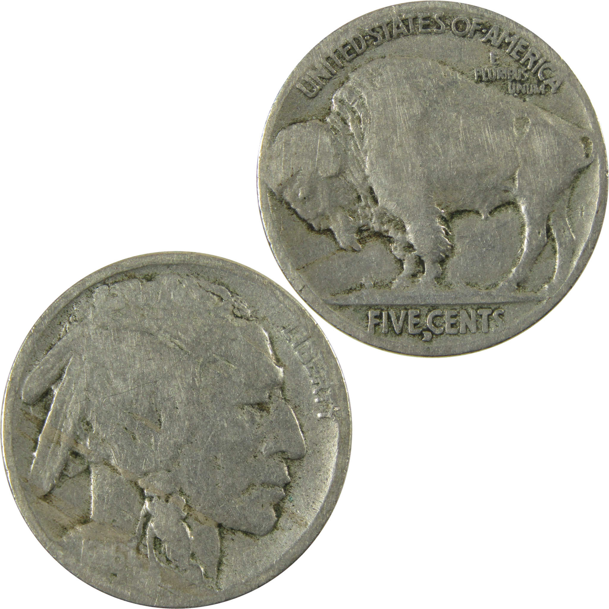 1916 D Indian Head Buffalo Nickel AG About Good Details SKU:I27674