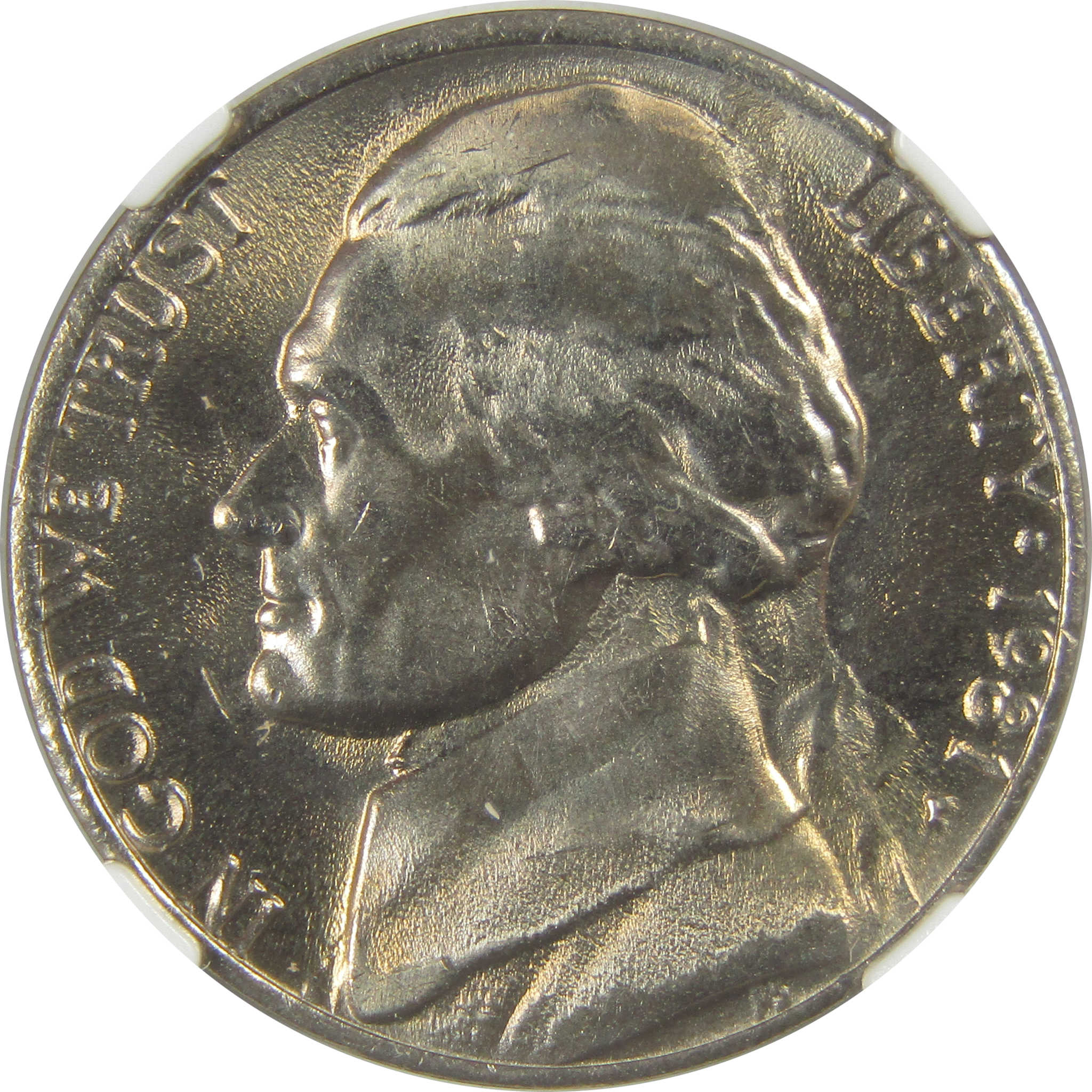 1981 P Jefferson Nickel MS 66 NGC Original Bag Fragment SKU:I20334