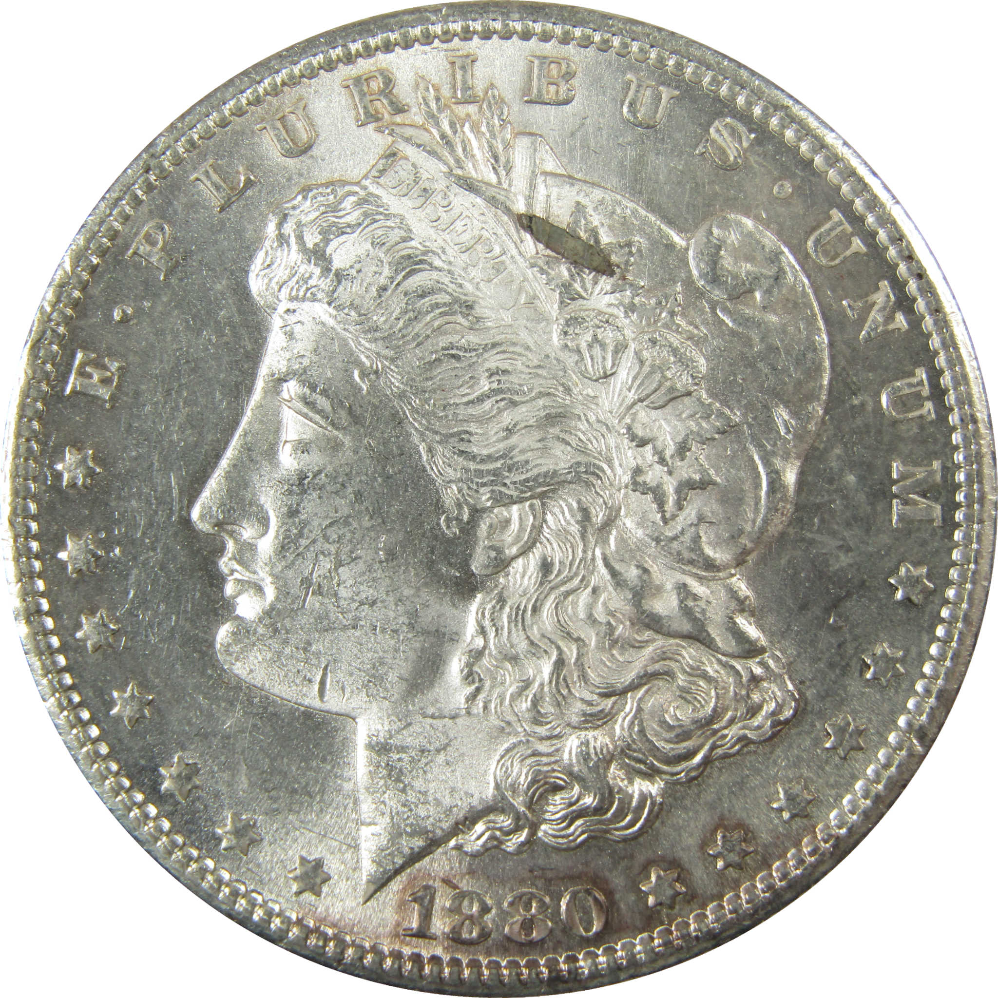 1880 S Morgan Silver Dollar Uncirculated Mint State $1 Coin SKU:CP1593