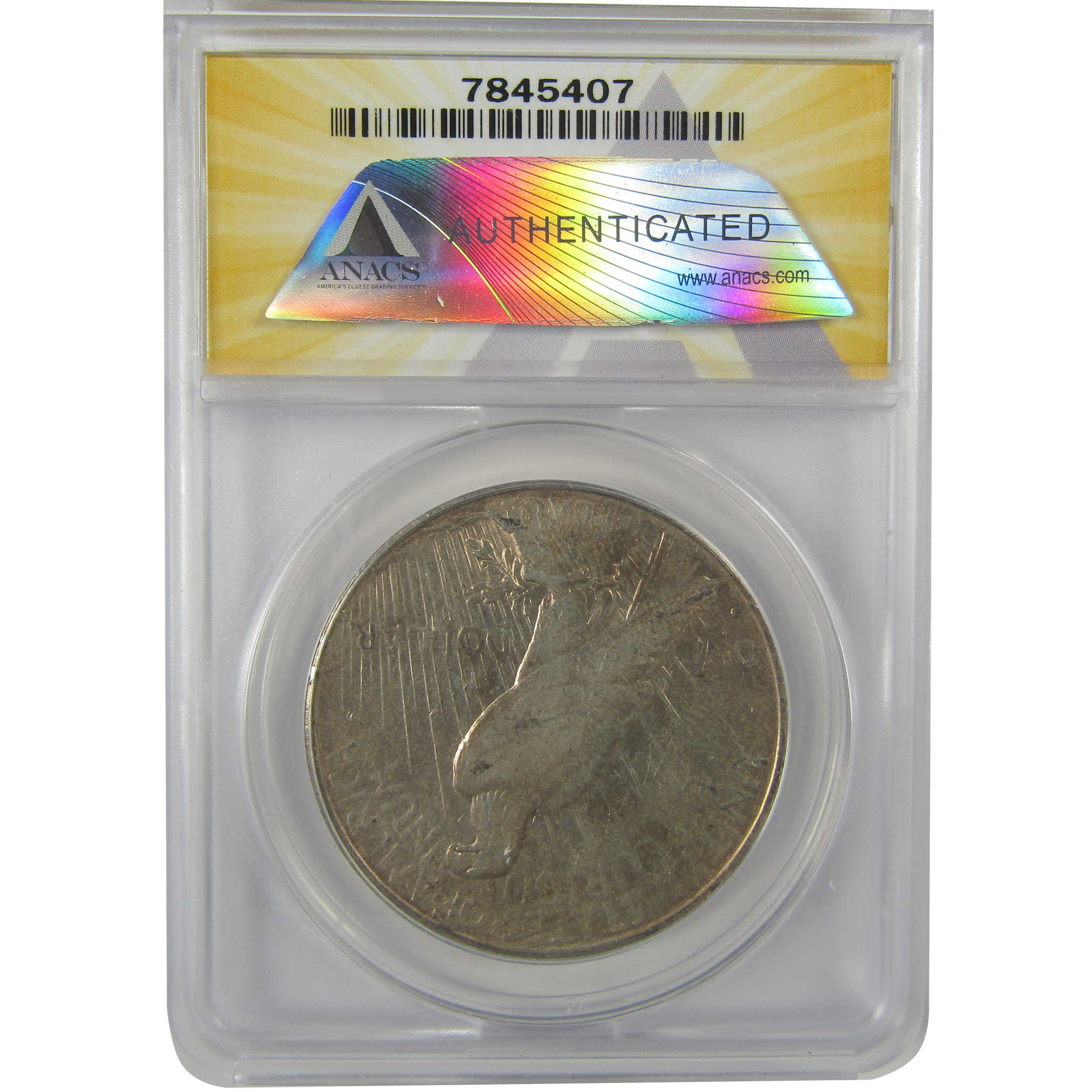 1934 D Peace Dollar EF 40 Details ANACS Silver $1 Coin SKU:I21561
