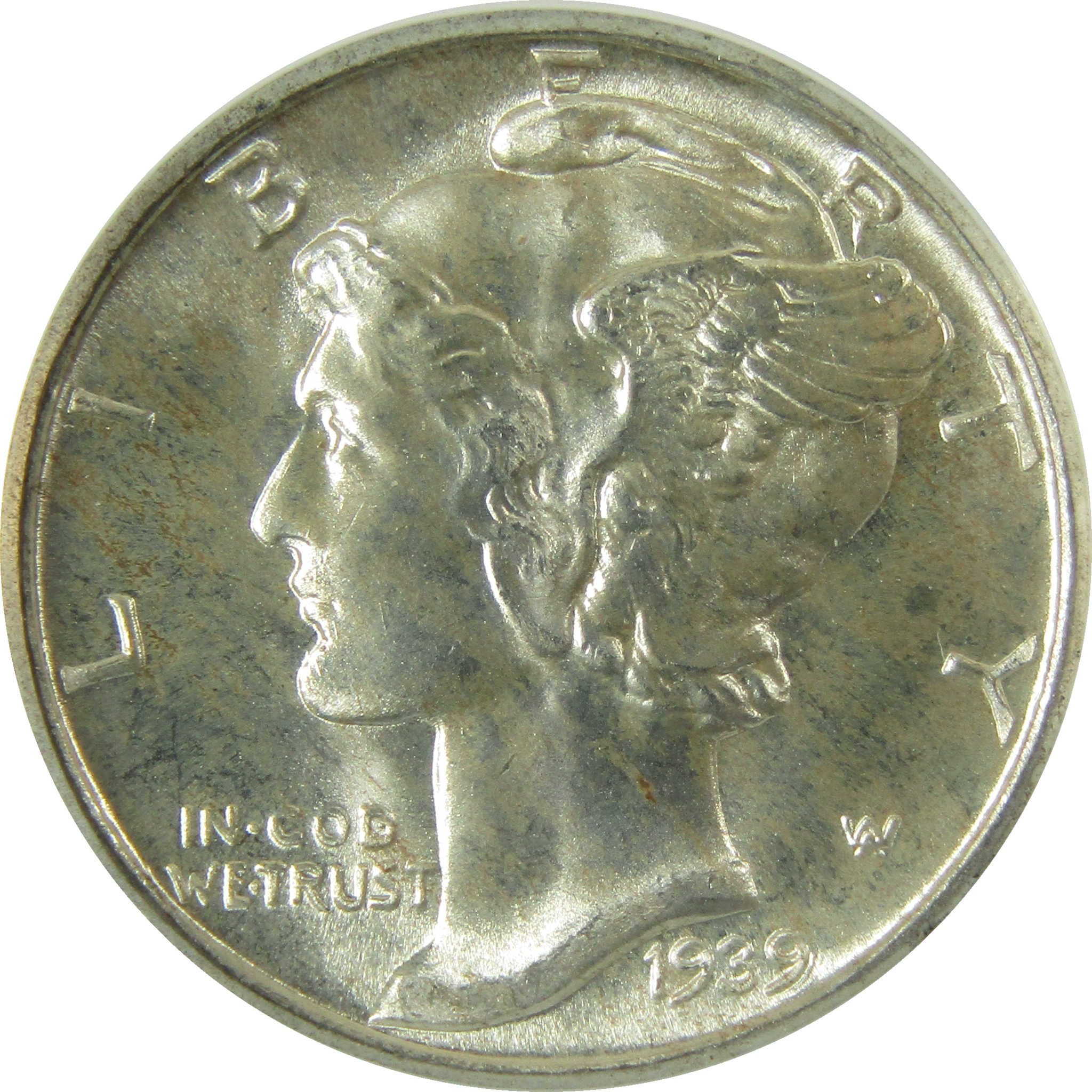 1939 D Mercury Silver Dime MS 67 FSB ANACS 10c Coin SKU:I28419