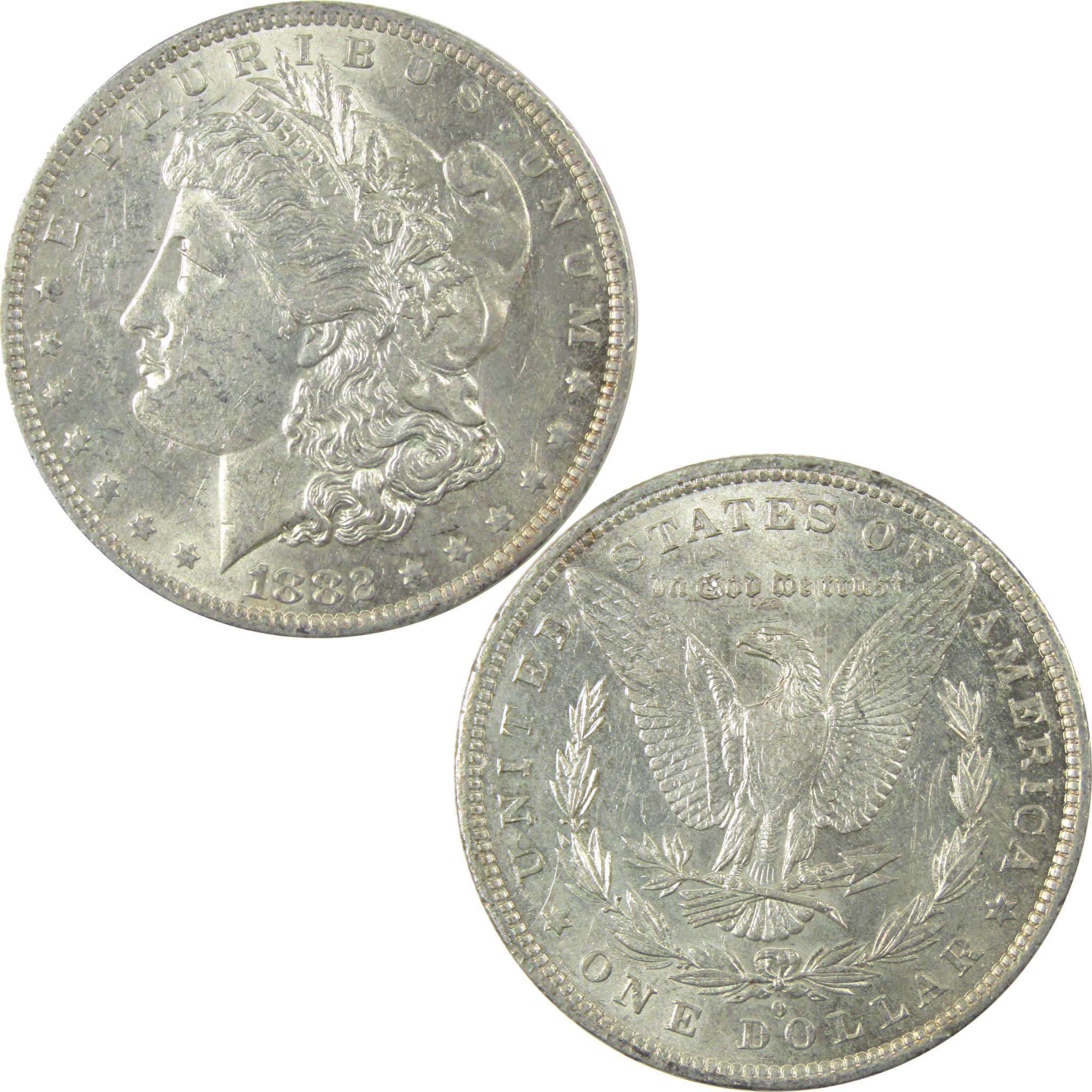 1882 O/O VAM-7 Repunched MM Top 100 Morgan Silver Dollar AU SKU:I25340 - Morgan coin - Morgan silver dollar - Morgan silver dollar for sale - Profile Coins &amp; Collectibles