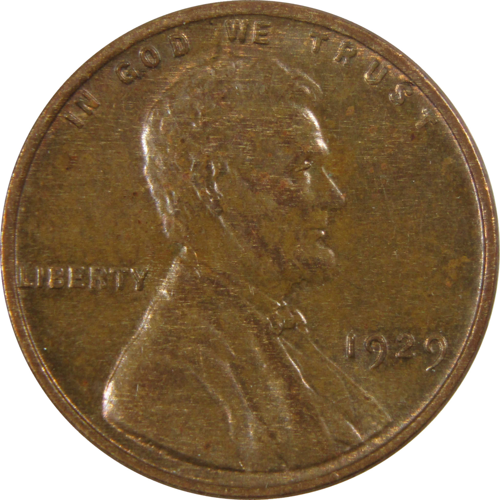 1929 Lincoln Wheat Cent AU About Uncirculated Penny 1c Coin SKU:I28236