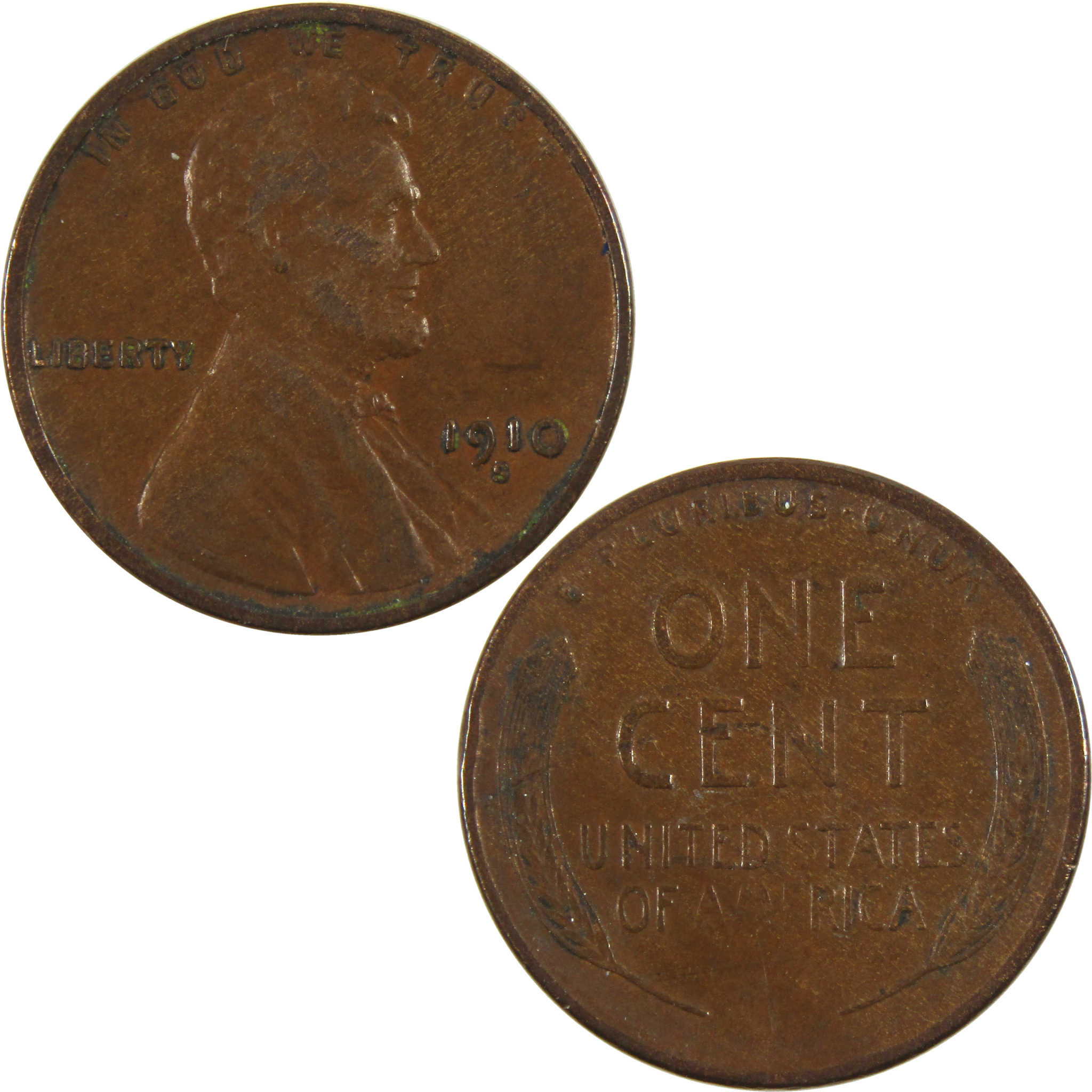 1910 S Lincoln Wheat Cent XF EF Extremely Fine Penny 1c Coin SKU:I8964