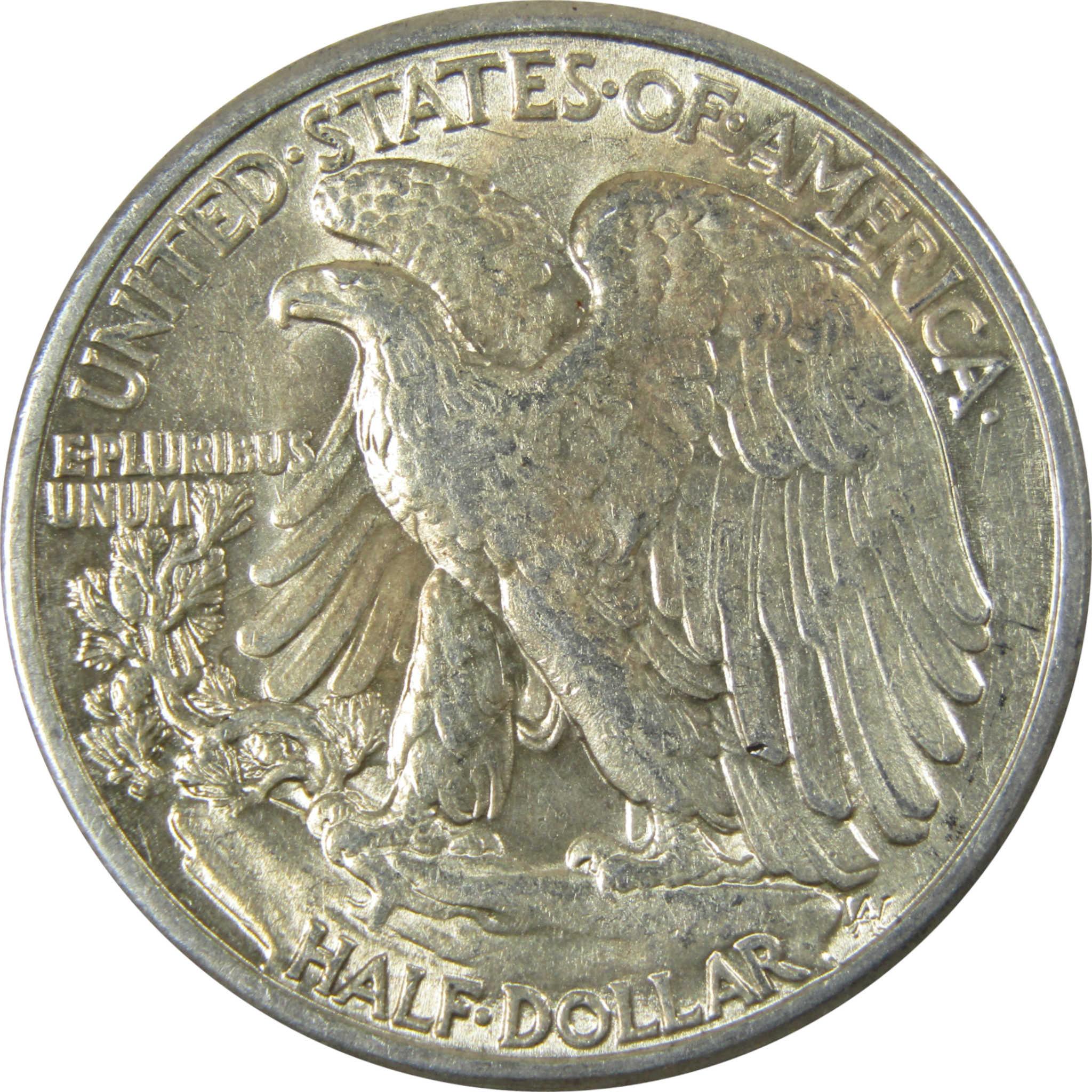 1944 Liberty Walking Silver 50cAU About Uncirculated SKU:CP536