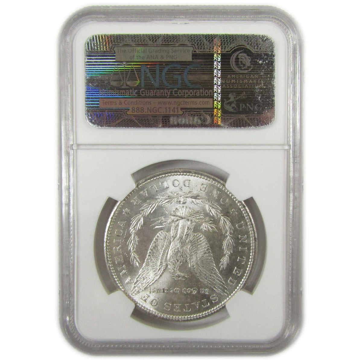 1880 S Morgan Silver Dollar MS 64 NGC Uncirculated $1 Coin SKU:CP1676