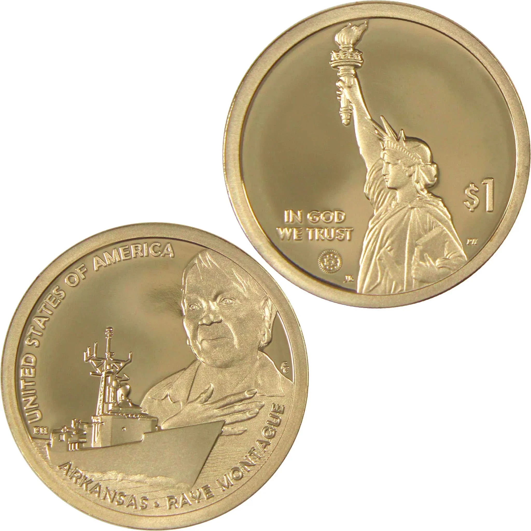2025 S Arkansas Raye Montague American Innovation Dollar Proof $1 Coin