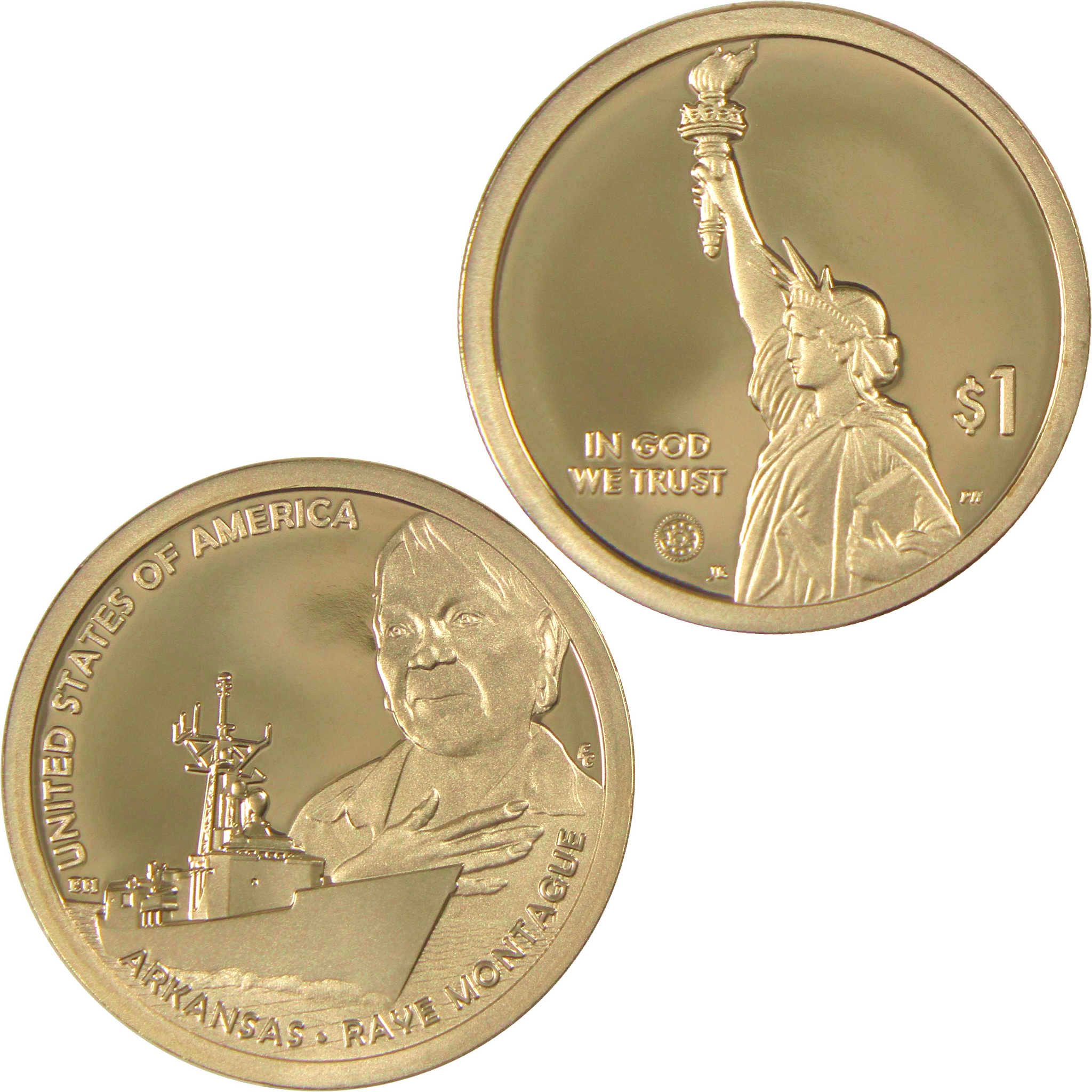 2025 S Arkansas Raye Montague American Innovation Dollar Proof $1 Coin