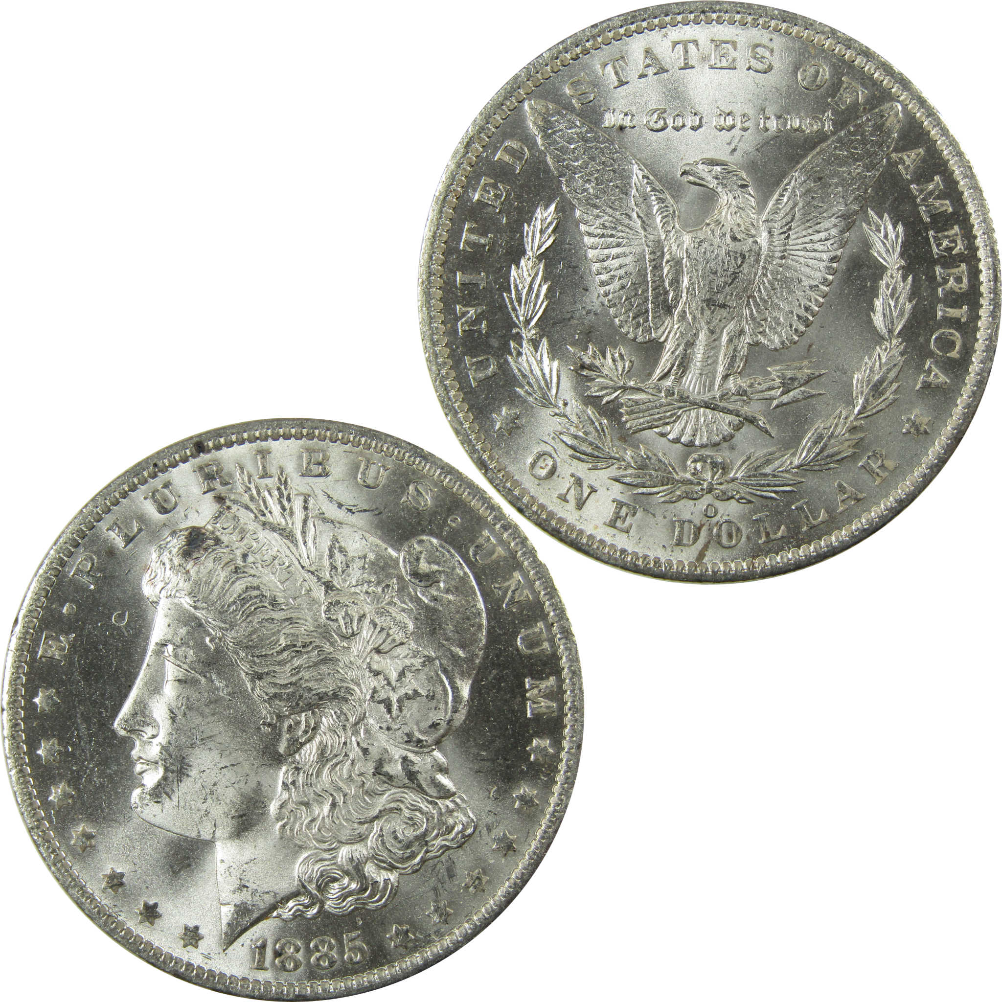 1885 O Morgan Silver Dollar Uncirculated Mint State $1 Coin SKU:I24543