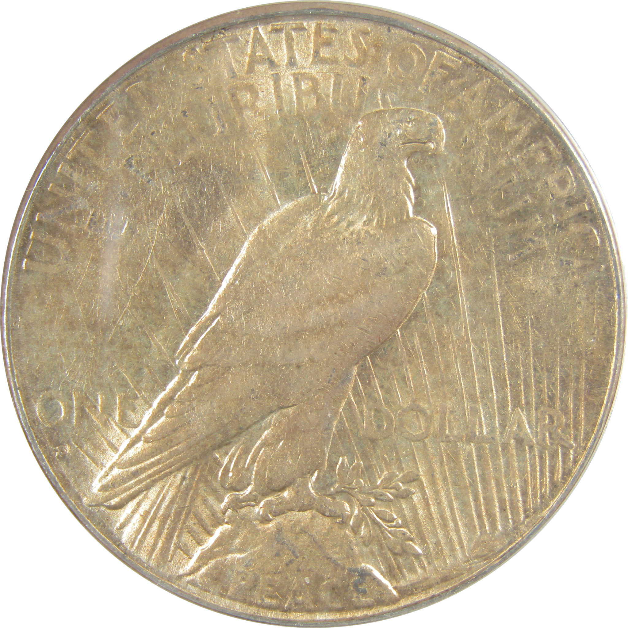 1928 S Peace Dollar AU 50 ANACS Silver $1 Coin SKU:I21503