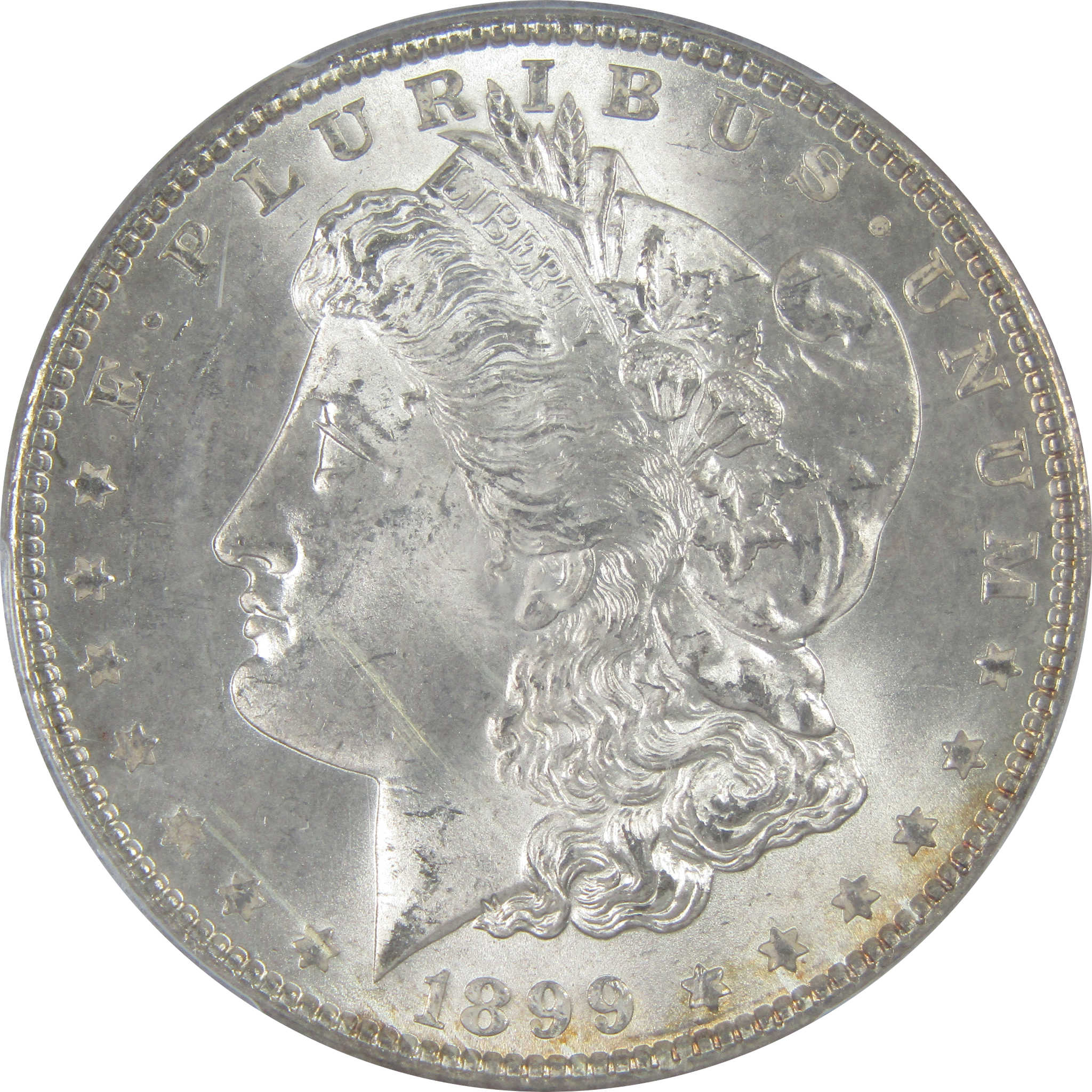 1899 Morgan Dollar MS 63 PCGS Silver $1 Uncirculated Coin SKU:I16540 - Morgan coin - Morgan silver dollar - Morgan silver dollar for sale - Profile Coins &amp; Collectibles