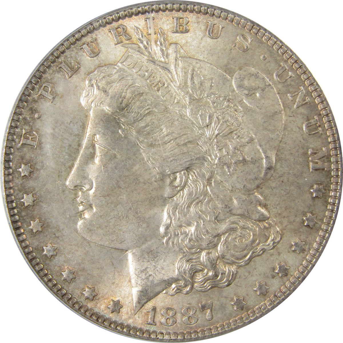 1887 Morgan Silver Dollar MS 63 PCGS Uncirculated $1 Coin SKU:CP1598 - Morgan coin - Morgan silver dollar - Morgan silver dollar for sale - Profile Coins &amp; Collectibles