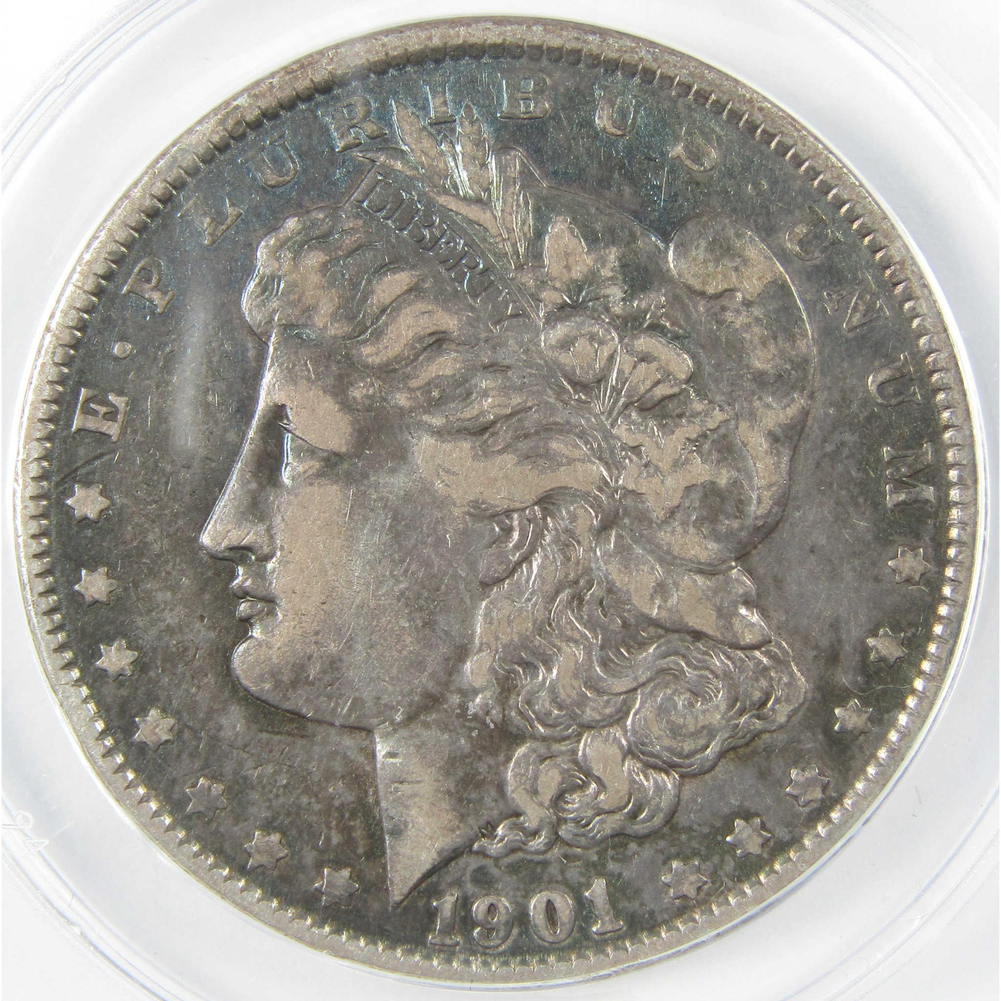1901 Morgan Silver Dollar VF 30 ANACS $1 Coin SKU:I25048 - Morgan coin - Morgan silver dollar - Morgan silver dollar for sale - Profile Coins &amp; Collectibles