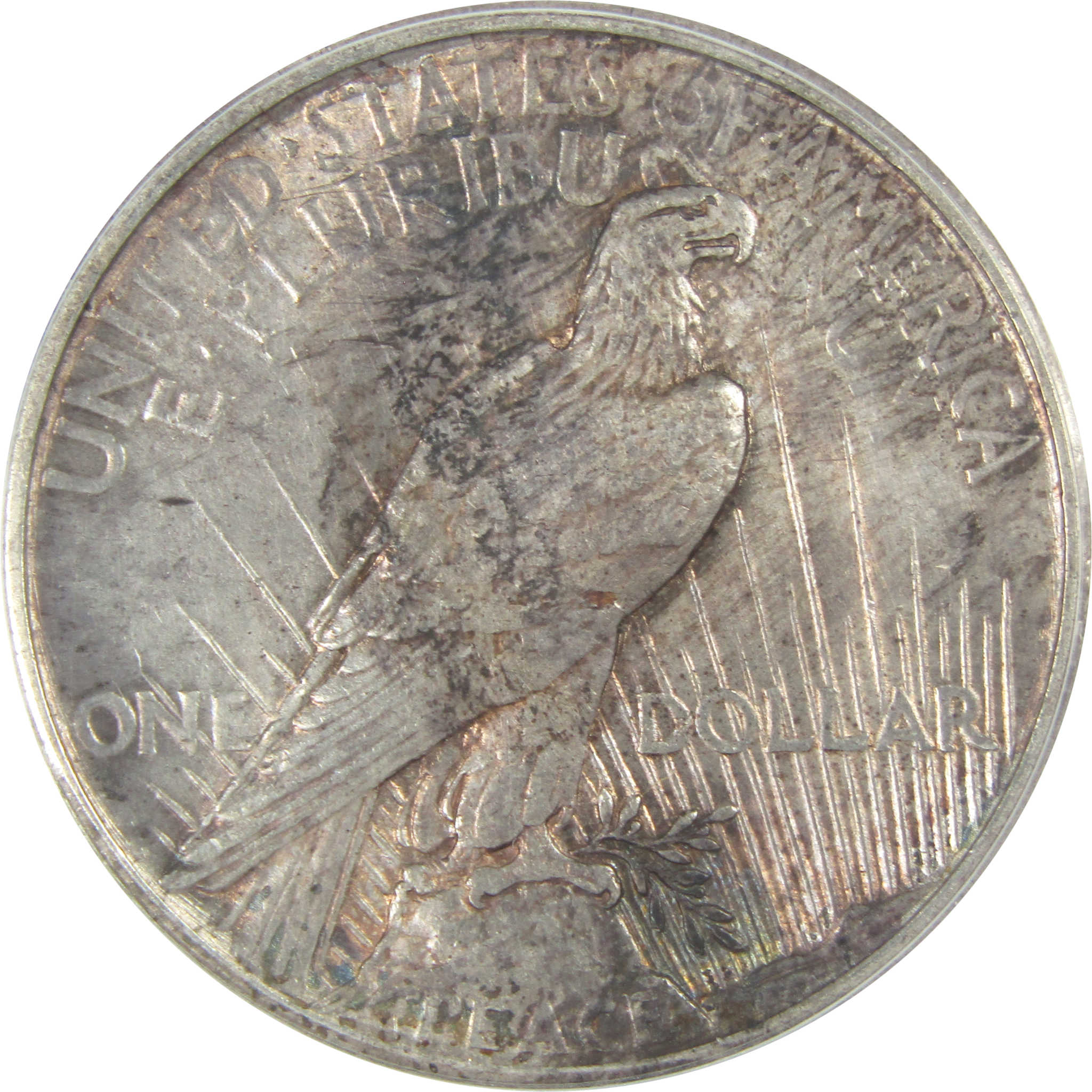 1921 High Relief Peace Dollar AU 55 Details ANACS Silver $1 SKU:I16239