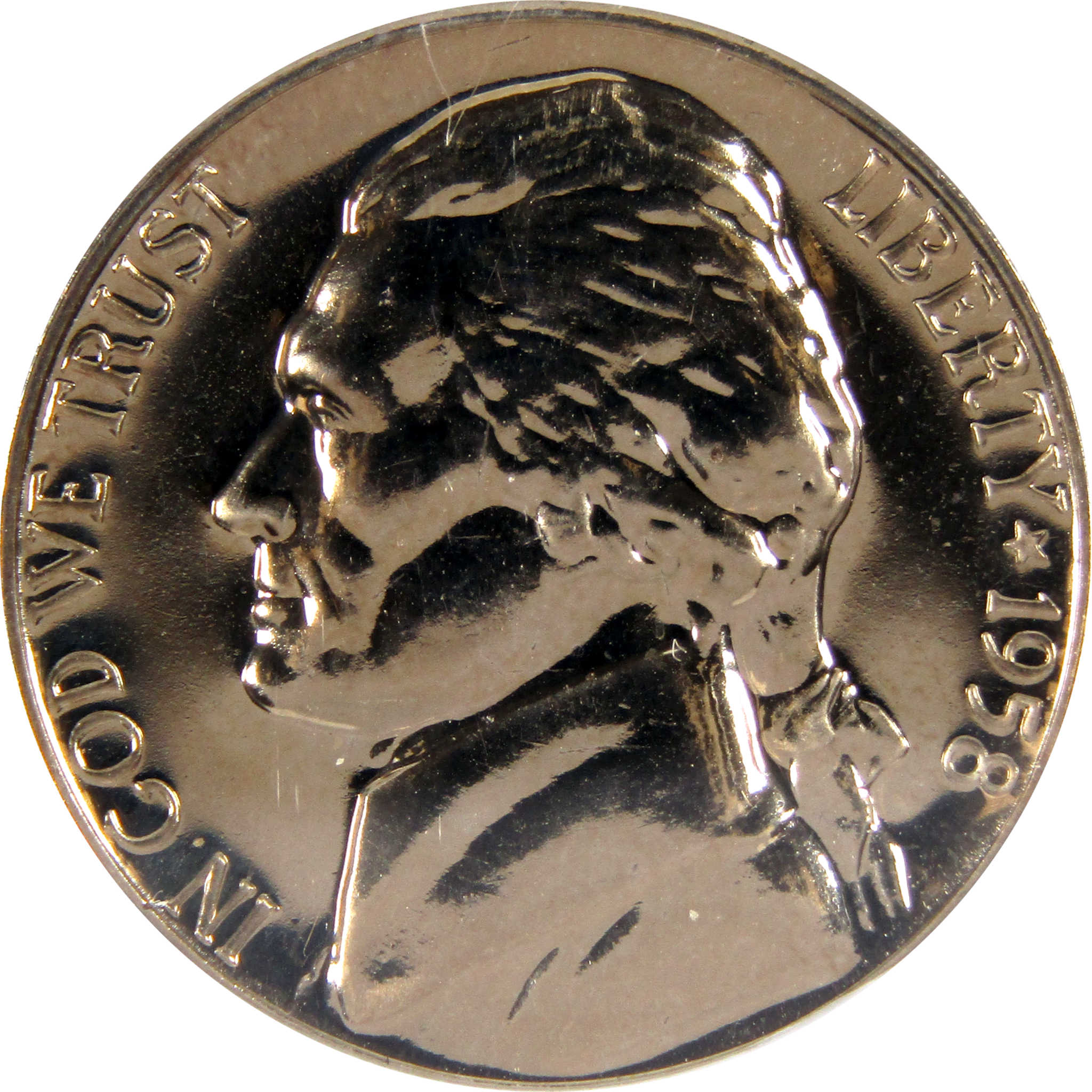 1958 Jefferson Nickel PF 67 PCGS 5c Proof Coin SKU:CPC4242