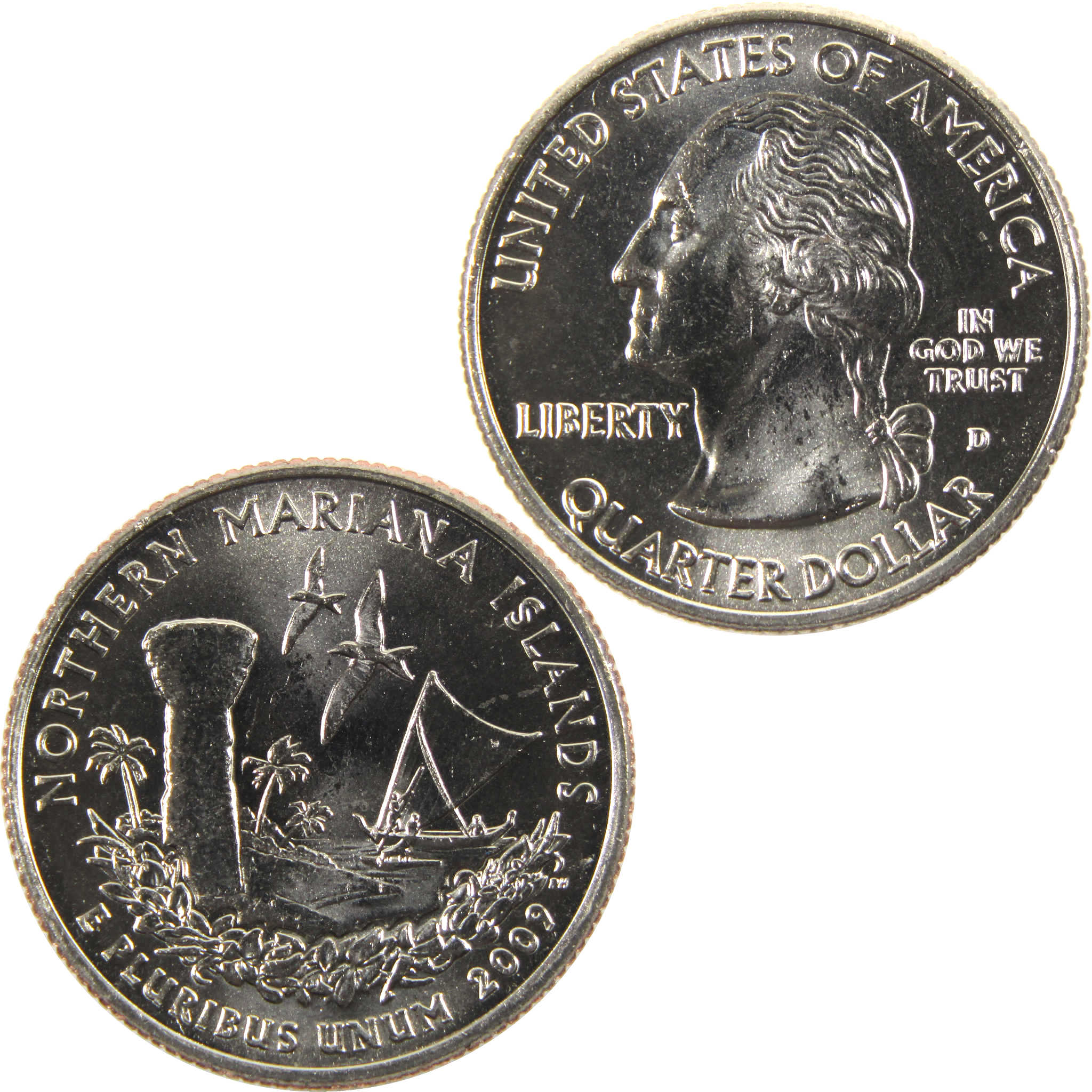 2009 D Northern Mariana Islands US Territories Quarter Uncirculated