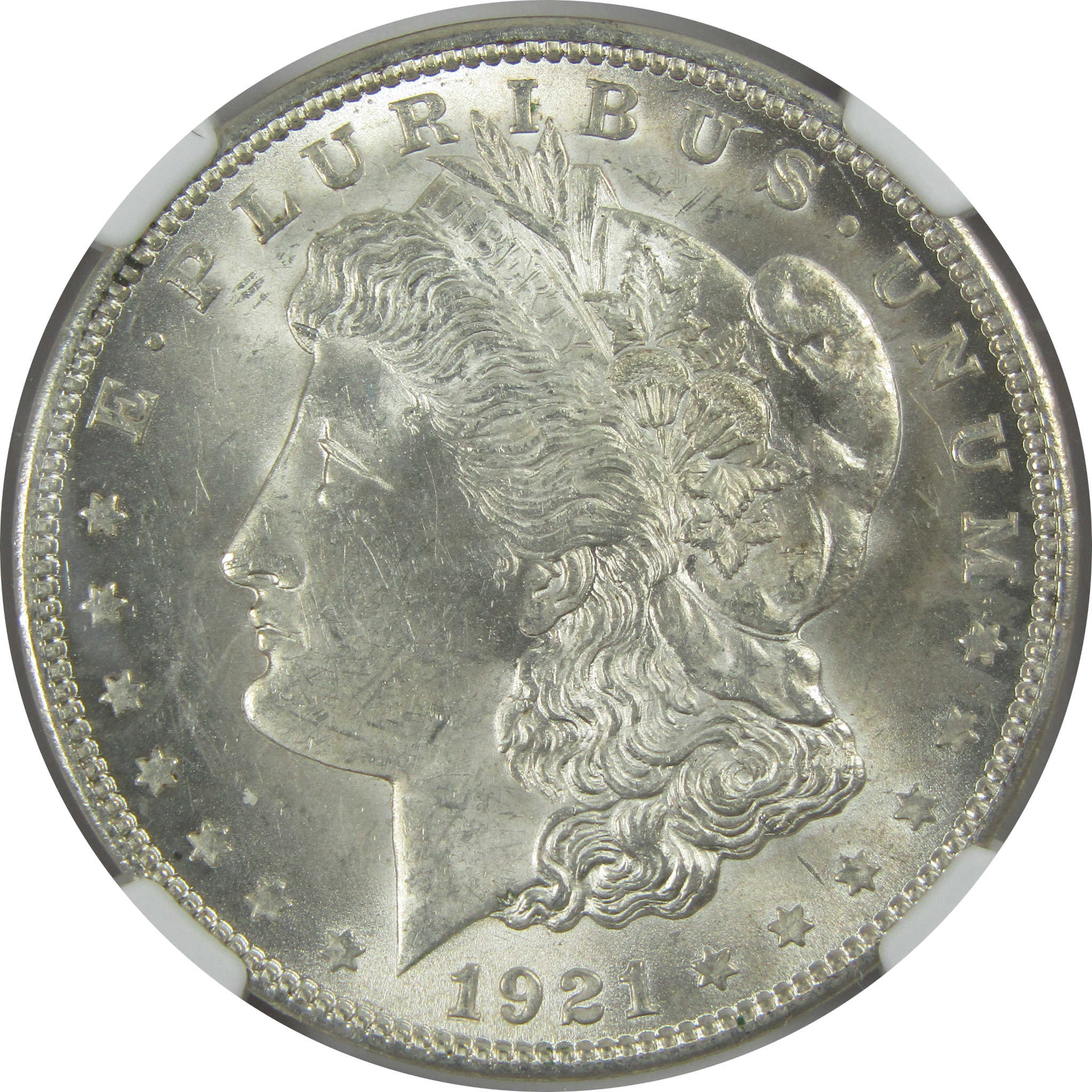 1921 Morgan Dollar MS 63 NGC Silver $1 Uncirculated Coin SKU:I15703 - Morgan coin - Morgan silver dollar - Morgan silver dollar for sale - Profile Coins &amp; Collectibles