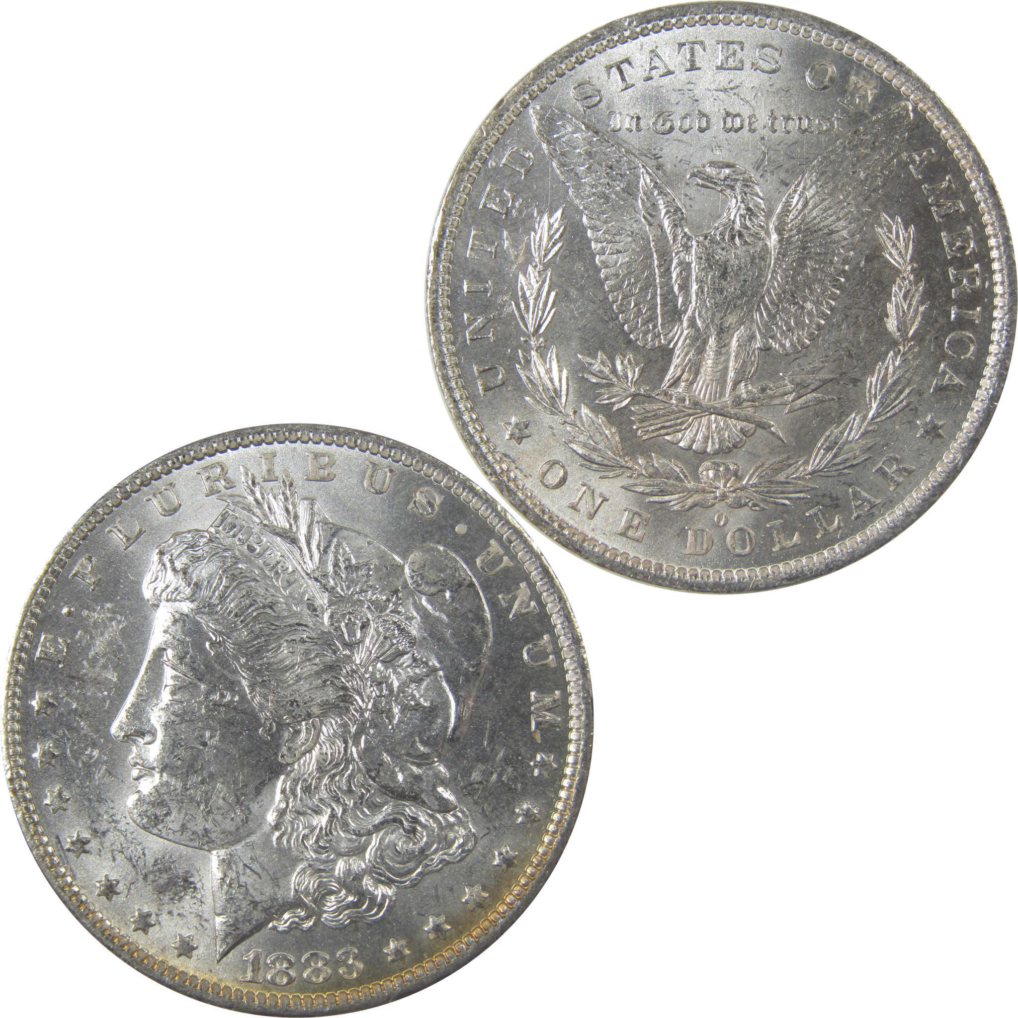1883 O Morgan Silver Dollar Uncirculated Mint State Toned SKU:I24855