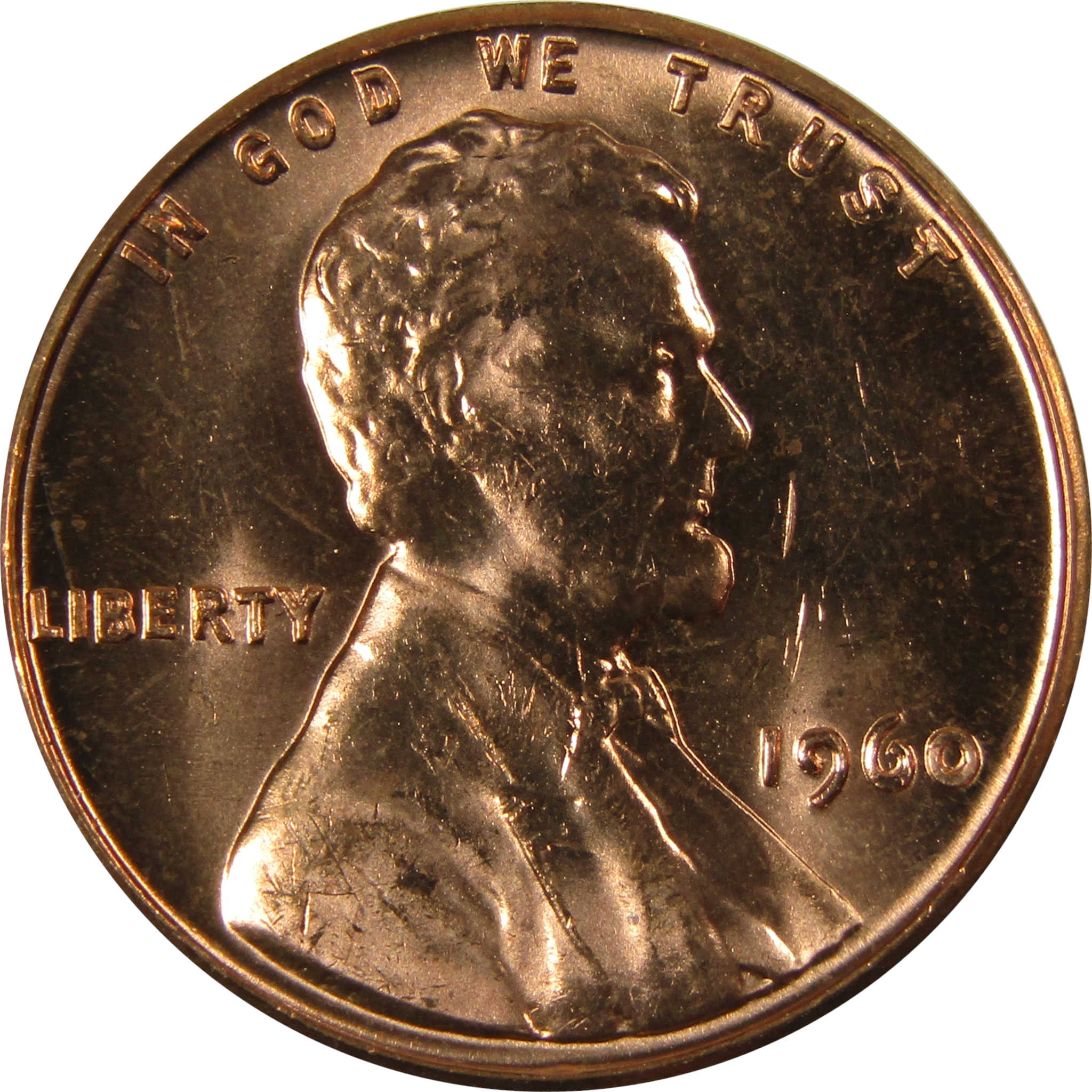 1960 Small Date Lincoln Memorial 1c Uncirculated Mint State SKU:I26568