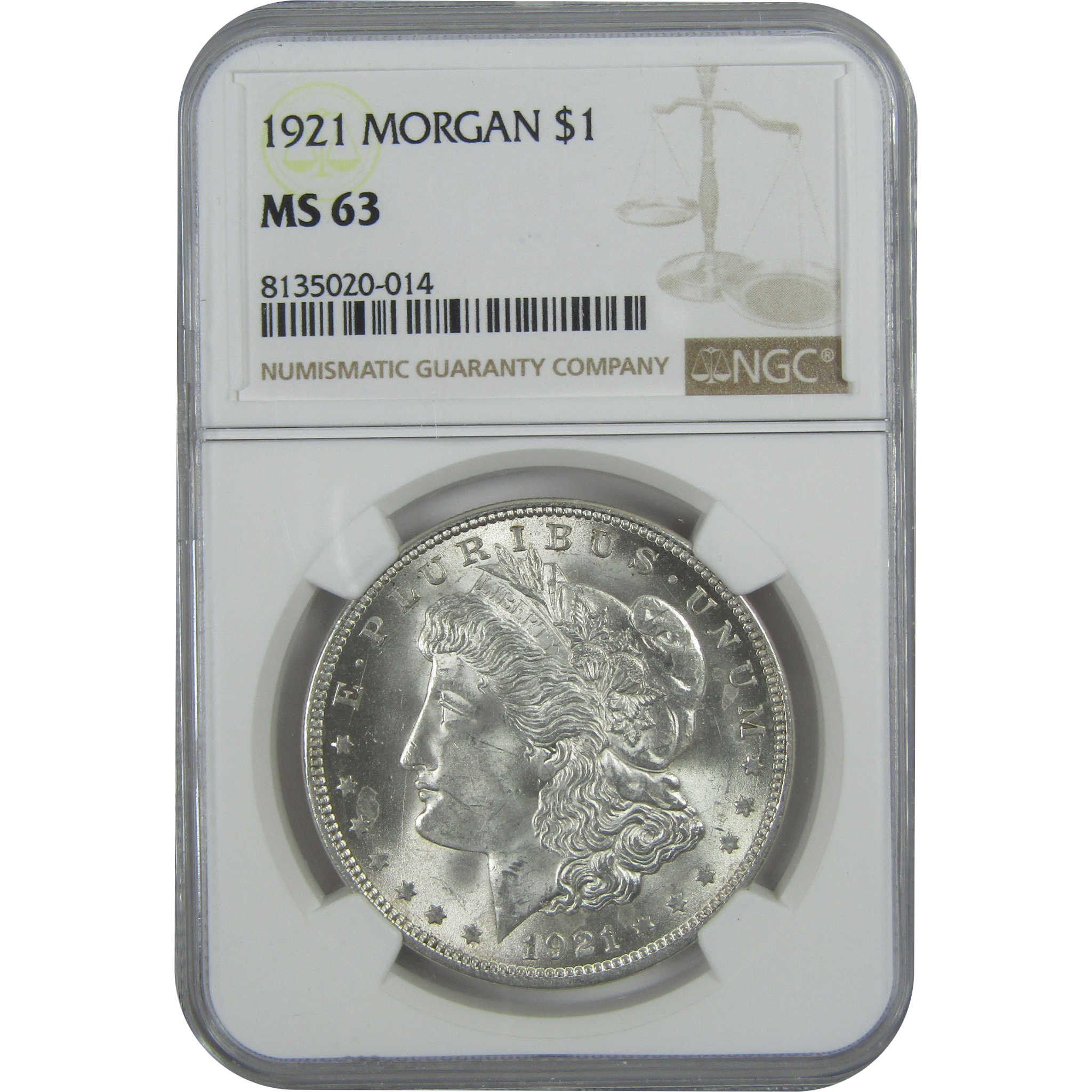 1921 Morgan Dollar MS 63 NGC Silver $1 Uncirculated Coin SKU:I15699 - Morgan coin - Morgan silver dollar - Morgan silver dollar for sale - Profile Coins &amp; Collectibles