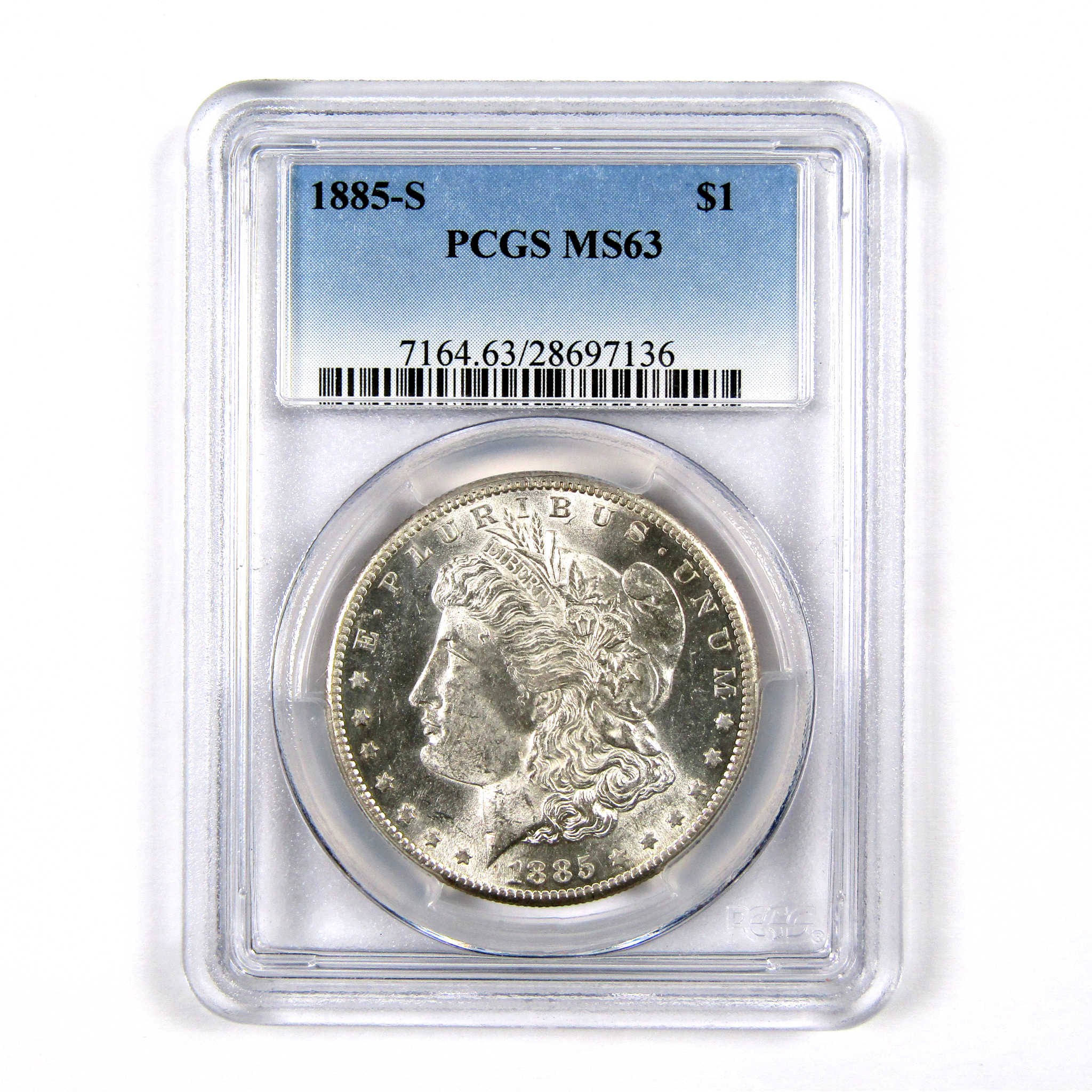 1885 S Morgan Dollar MS 63 PCGS 90% Silver $1 Uncirculated SKU:I9253 - Morgan coin - Morgan silver dollar - Morgan silver dollar for sale - Profile Coins &amp; Collectibles