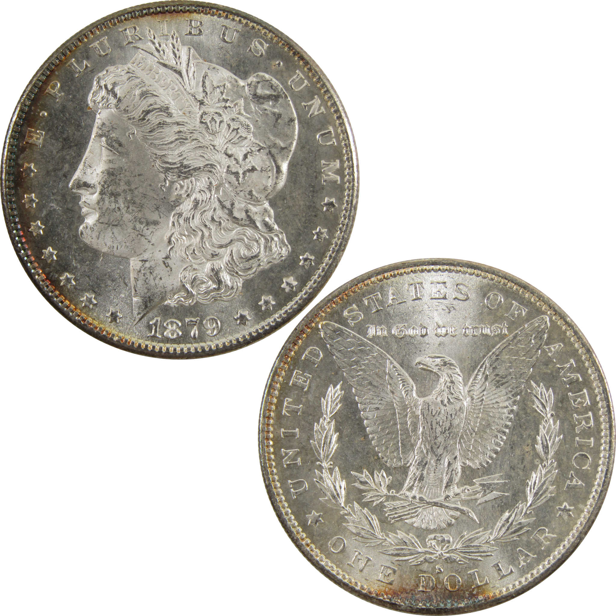 1879 S Morgan Dollar BU Uncirculated 90% Silver $1 Coin SKU:CPC4340 - Morgan coin - Morgan silver dollar - Morgan silver dollar for sale - Profile Coins &amp; Collectibles