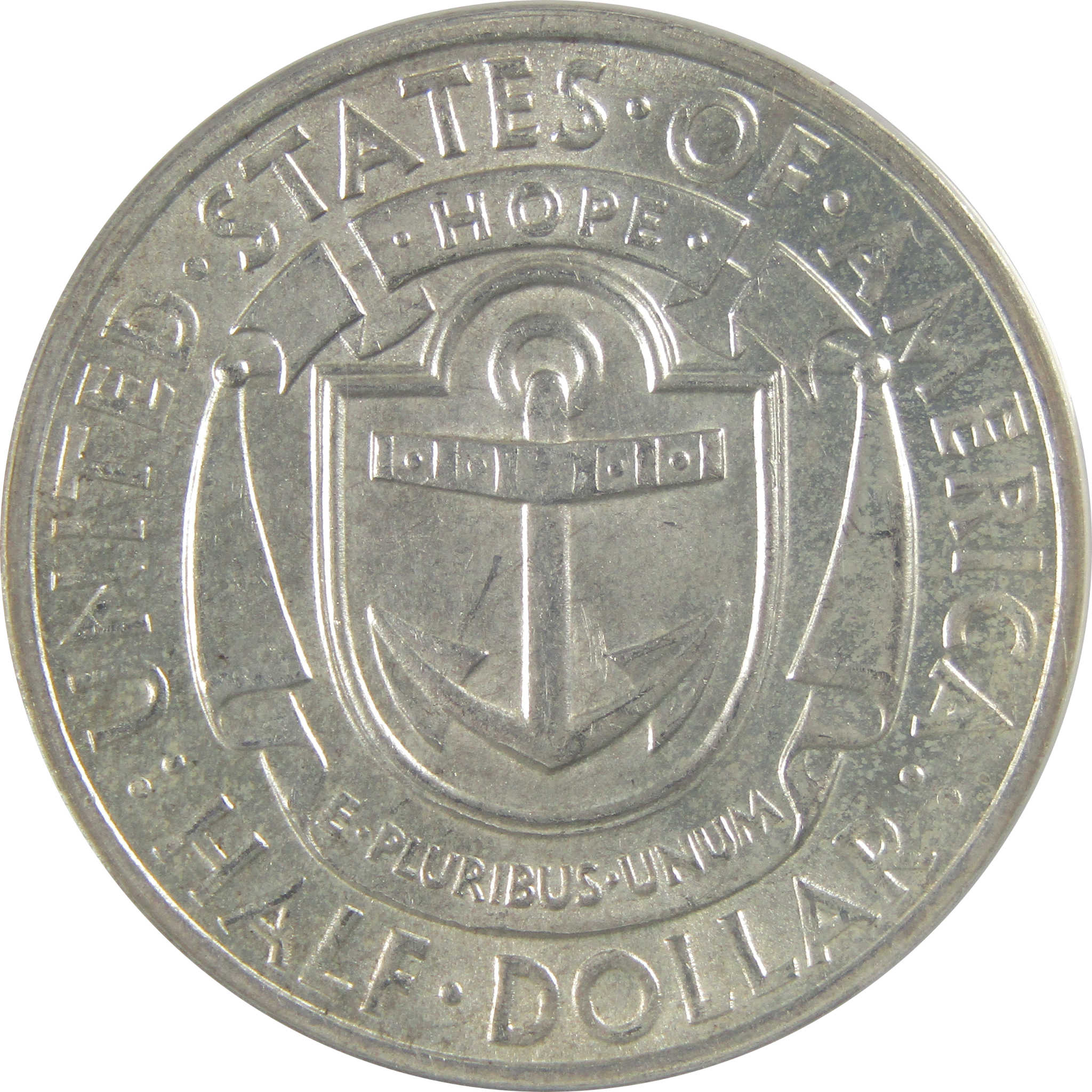 Providence Rhode Island Tercentenary 50C 1936 S MS 64 ANACS SKU:CP157