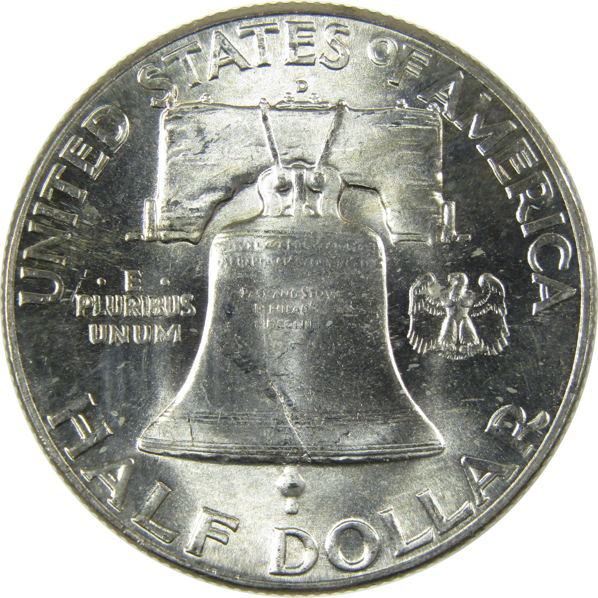 1948 D Franklin Silver Half Dollar Uncirculated Mint State SKU:I27834