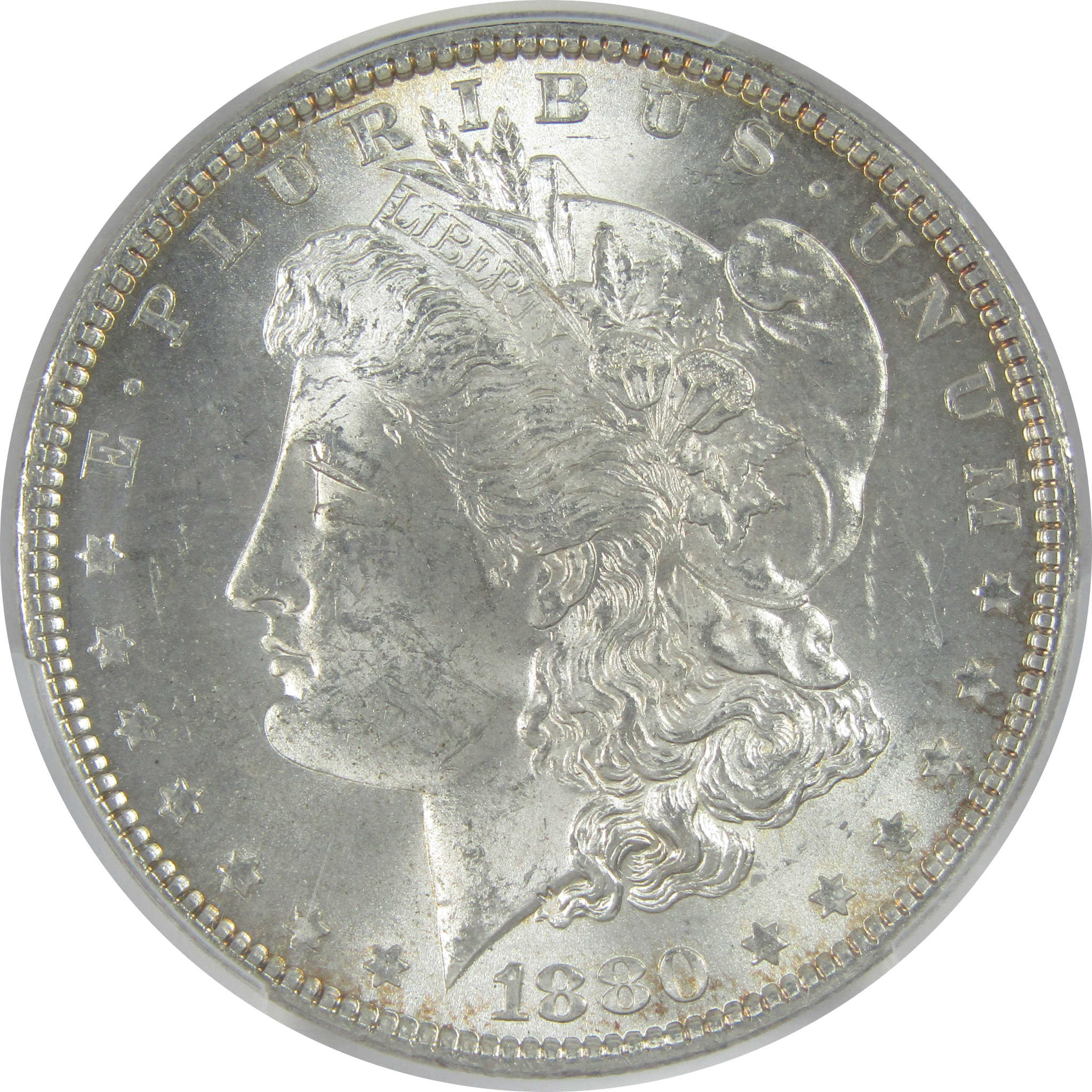 1880 Morgan Dollar MS 63 PCGS Silver $1 Uncirculated Coin SKU:I16488 - Morgan coin - Morgan silver dollar - Morgan silver dollar for sale - Profile Coins &amp; Collectibles