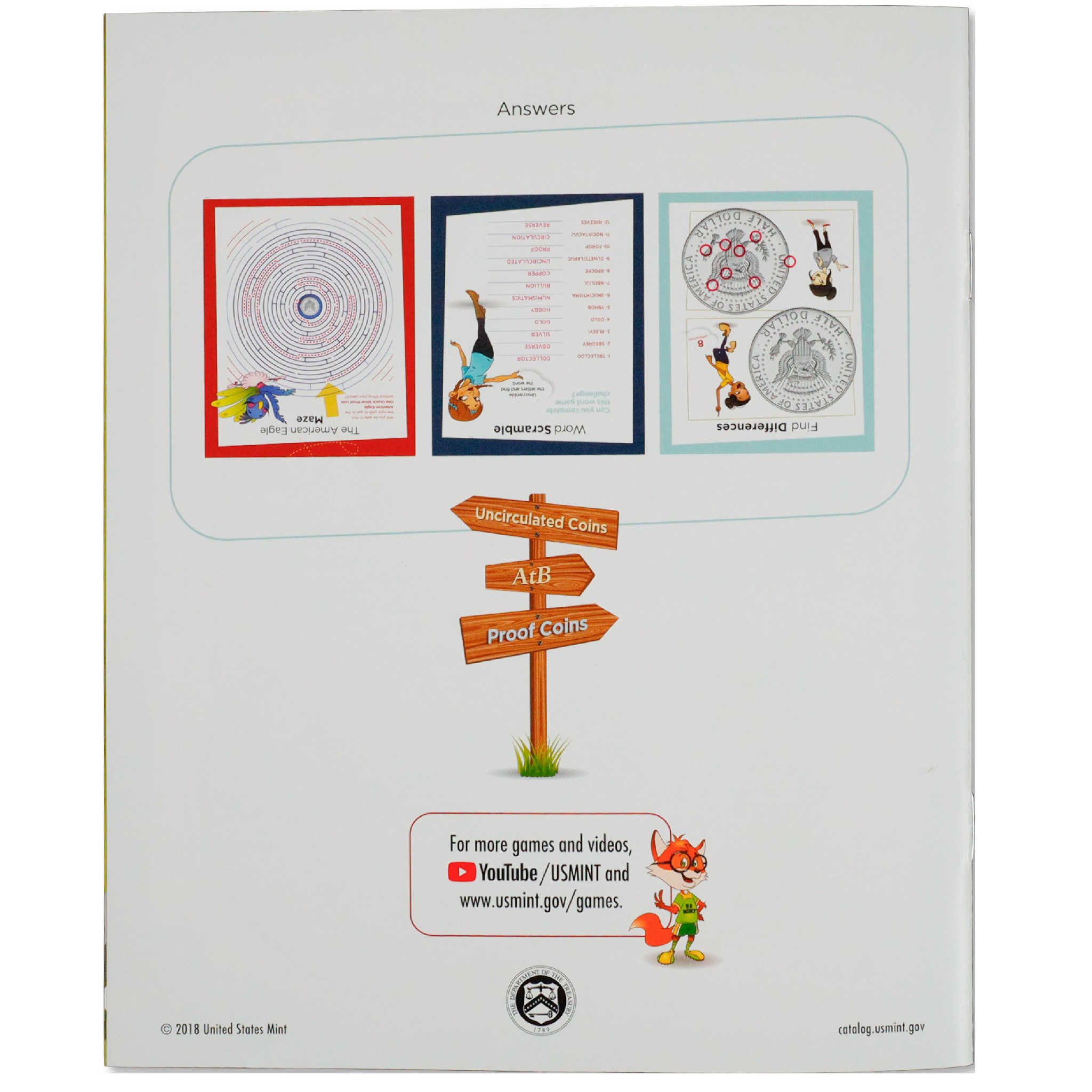 2019 Young Collectors Explore and Discover Coin Set Starter Kit & Book