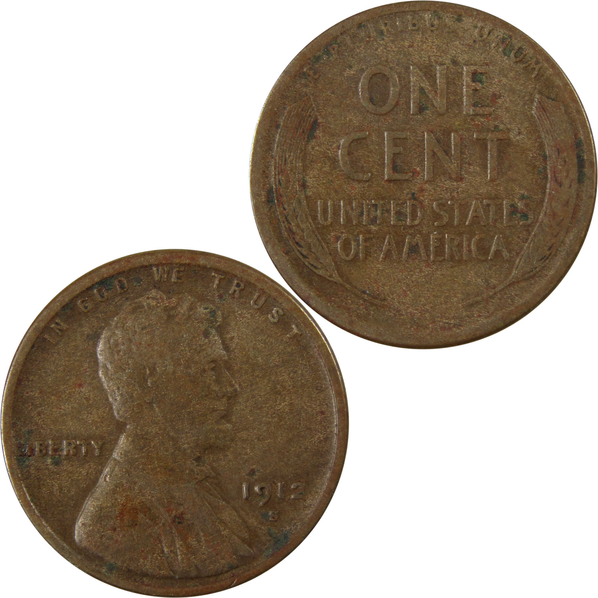 1912 S Lincoln Wheat Cent VF Very Fine Details Penny SKU:I26366