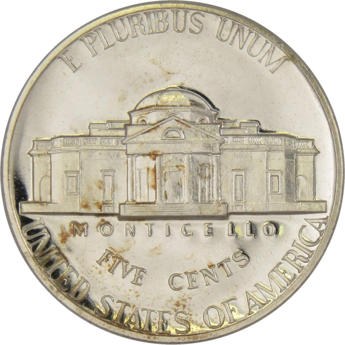 1971 S Jefferson Nickel Proof 5c Coin Collectible