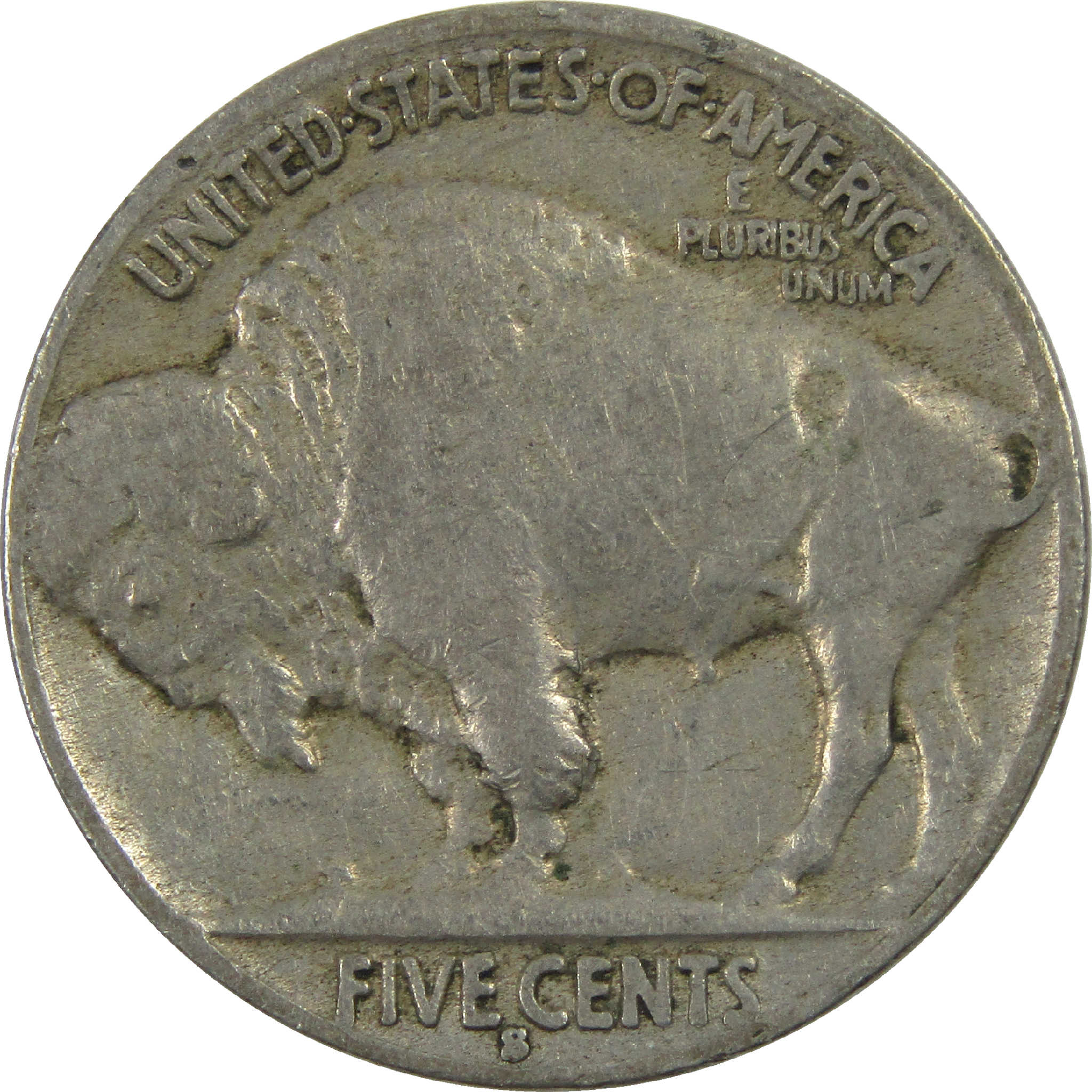 1931 S Indian Head Buffalo Nickel F Fine 5c Coin SKU:I12603