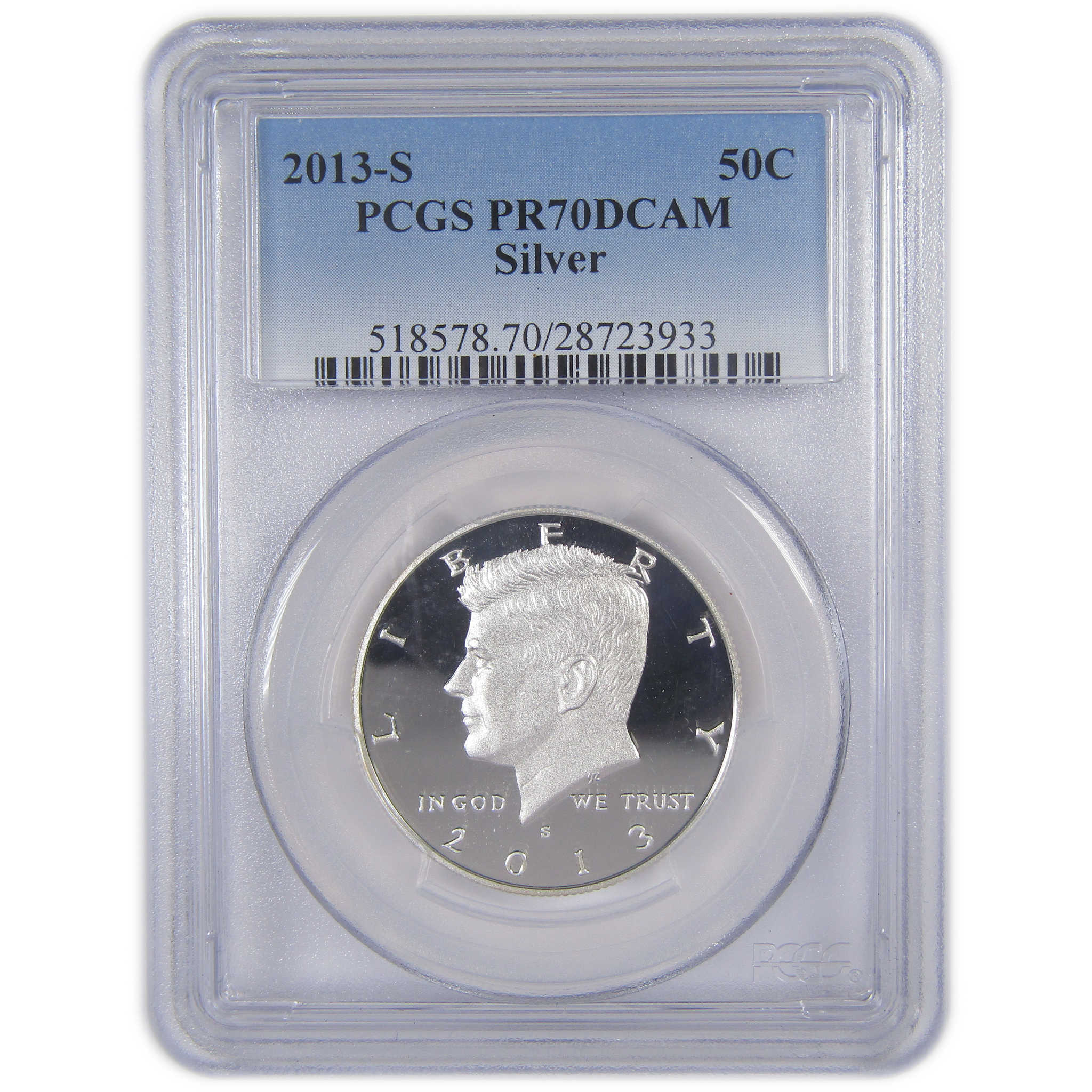 2013 S Kennedy Half Dollar PR 70 DCAM PCGS Silver Proof SKU:CPC9651